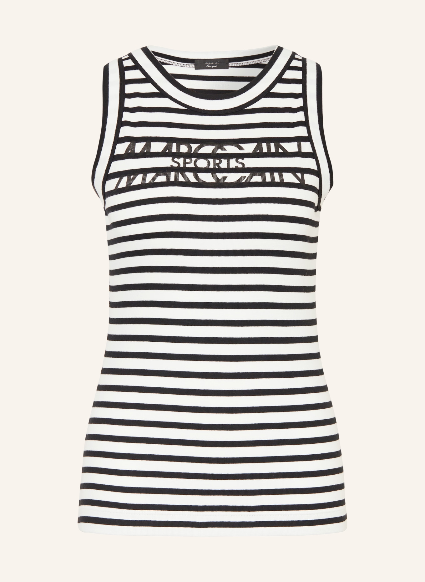 MARC CAIN Top, Color: 910 black and white (Image 1)