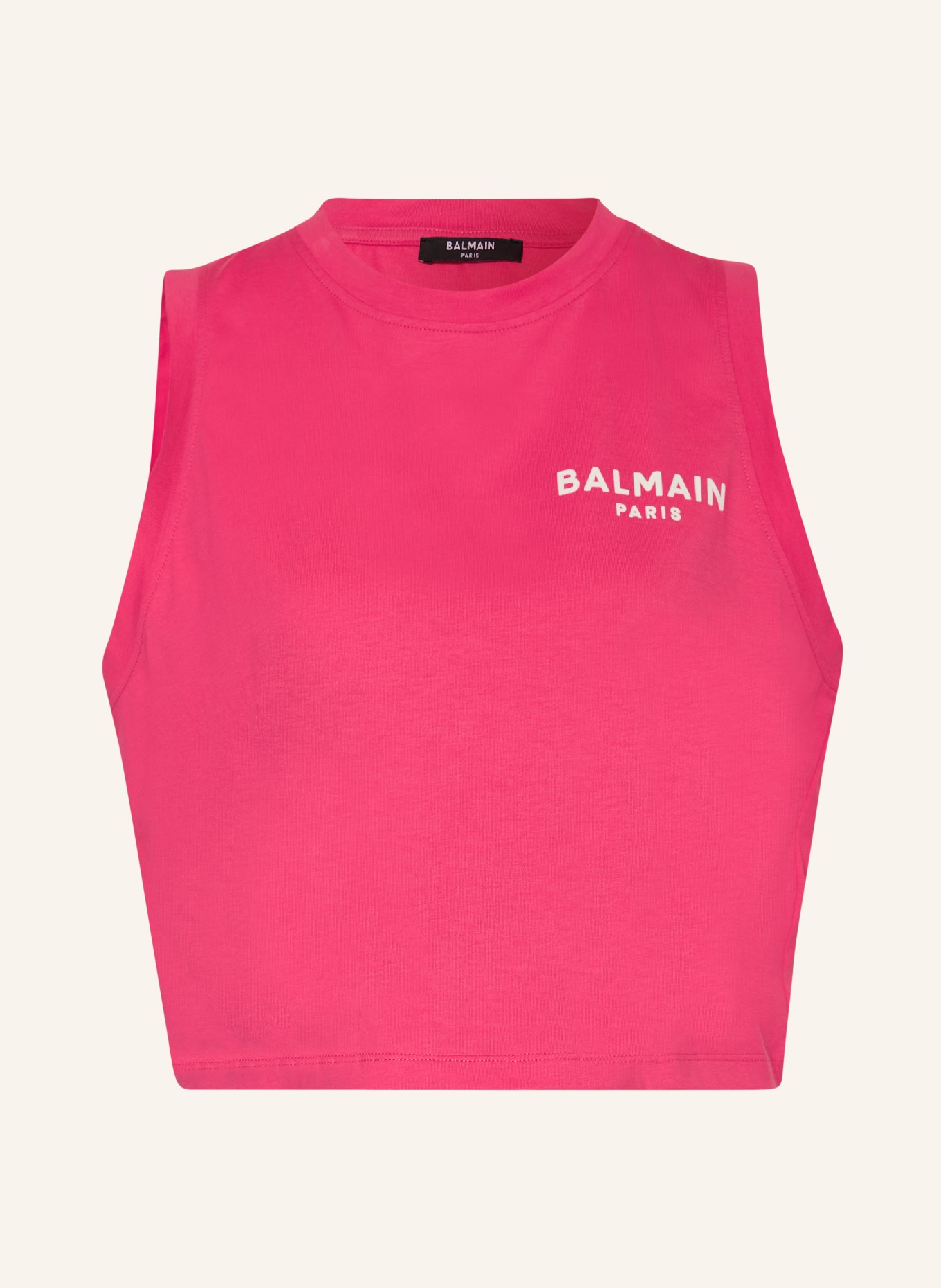 BALMAIN Top, Color: FUCHSIA/ WHITE (Image 1)