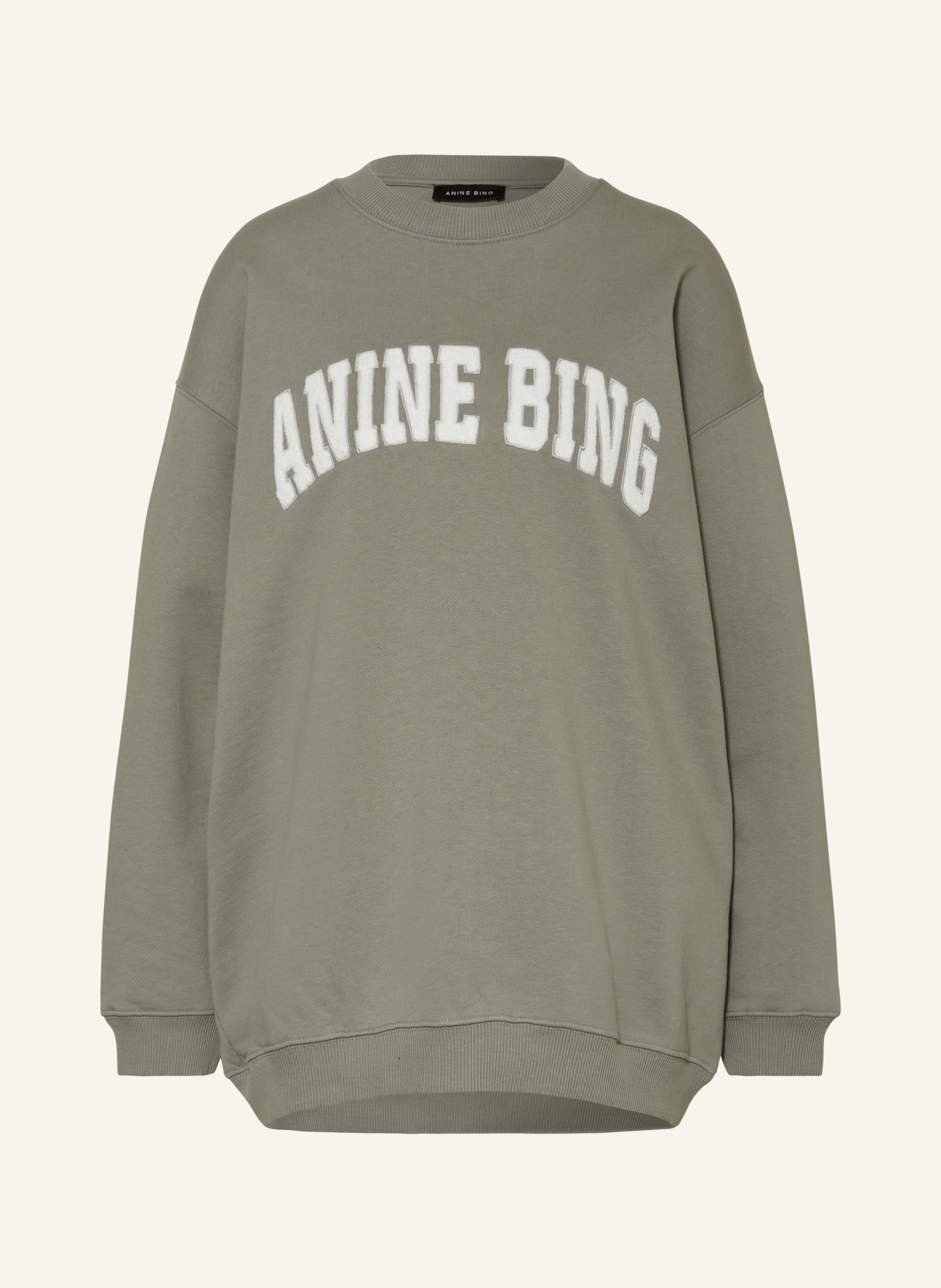 Shop Anine Bing Tyler Washed Logo Sweatshirt
