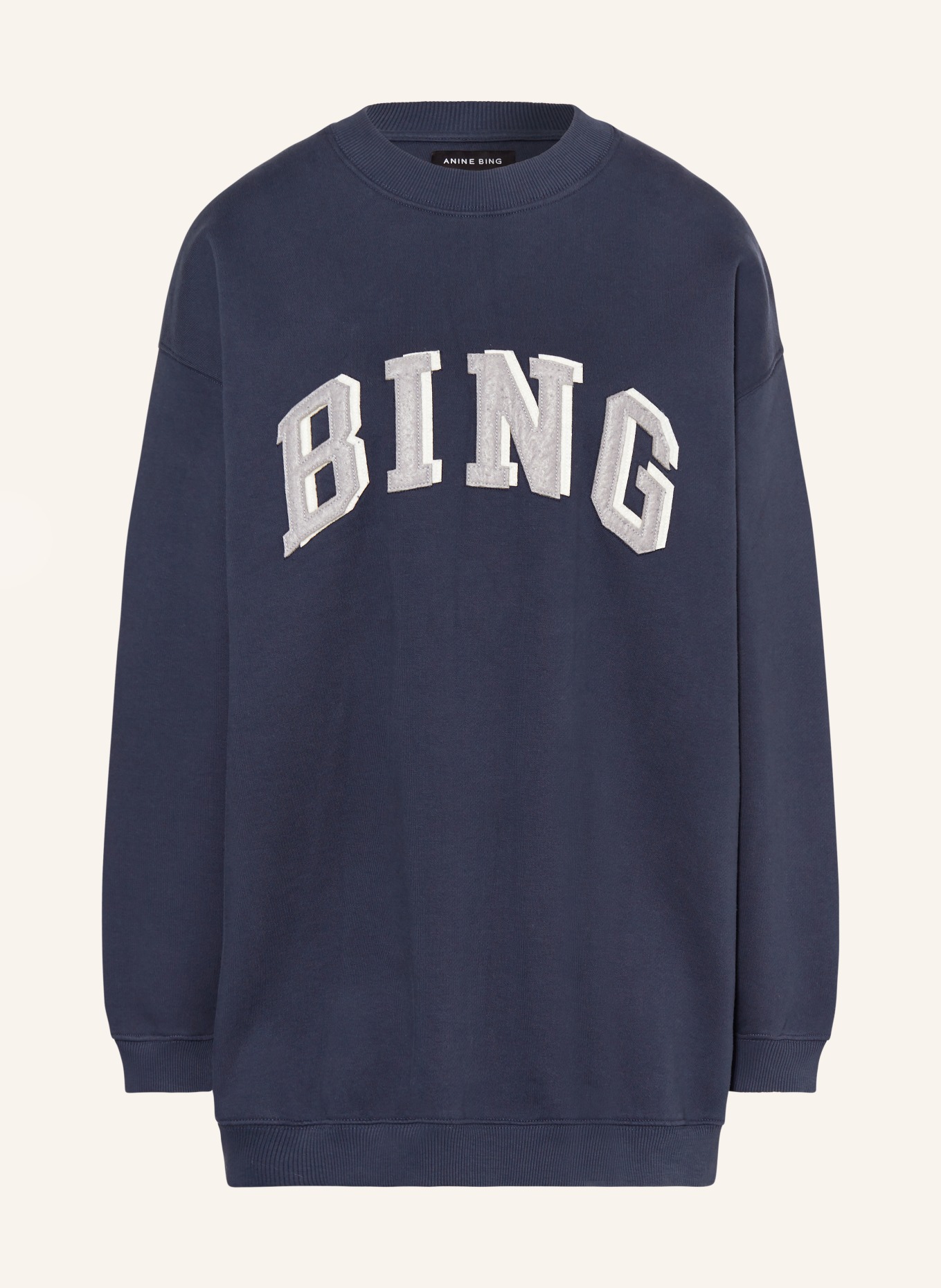 ANINE BING Oversized-Sweatshirt TYLER, Farbe: DUNKELBLAU (Bild 1)