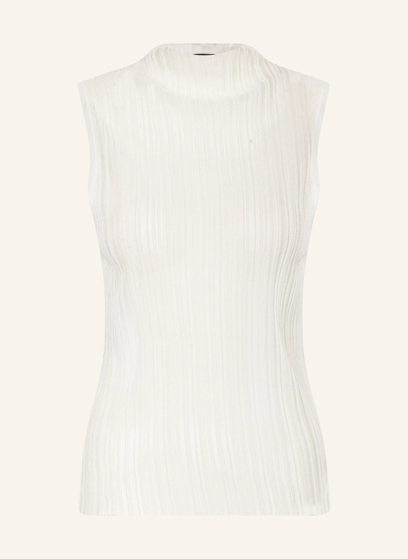 ANINE BING Knit top HARLOW, Color: CREAM (Image 1)