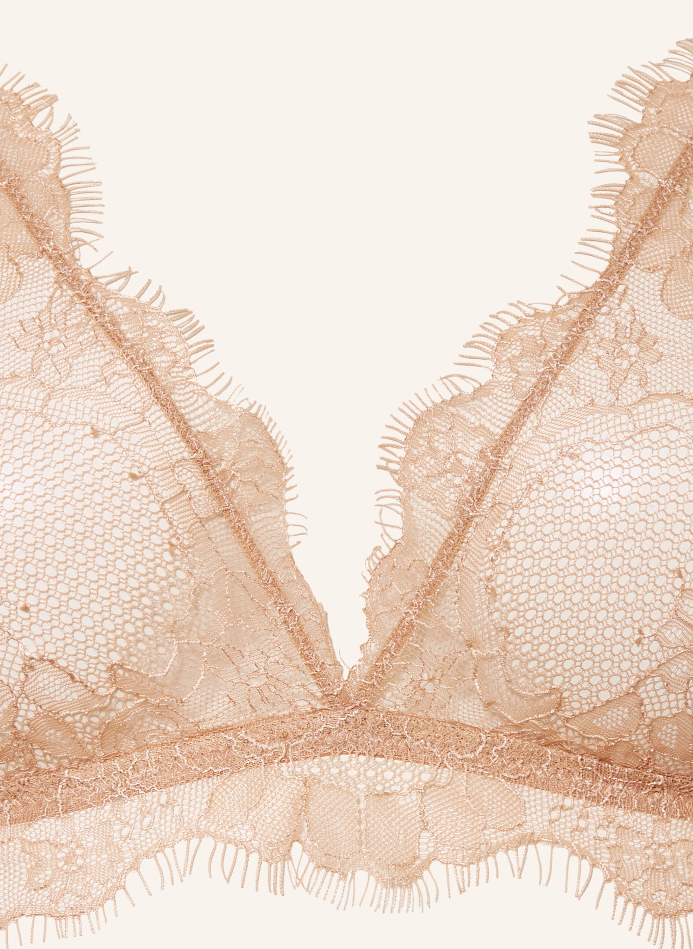 ANINE BING Triangel-Bikini DELICATE LACE, Farbe: BEIGE (Bild 3)