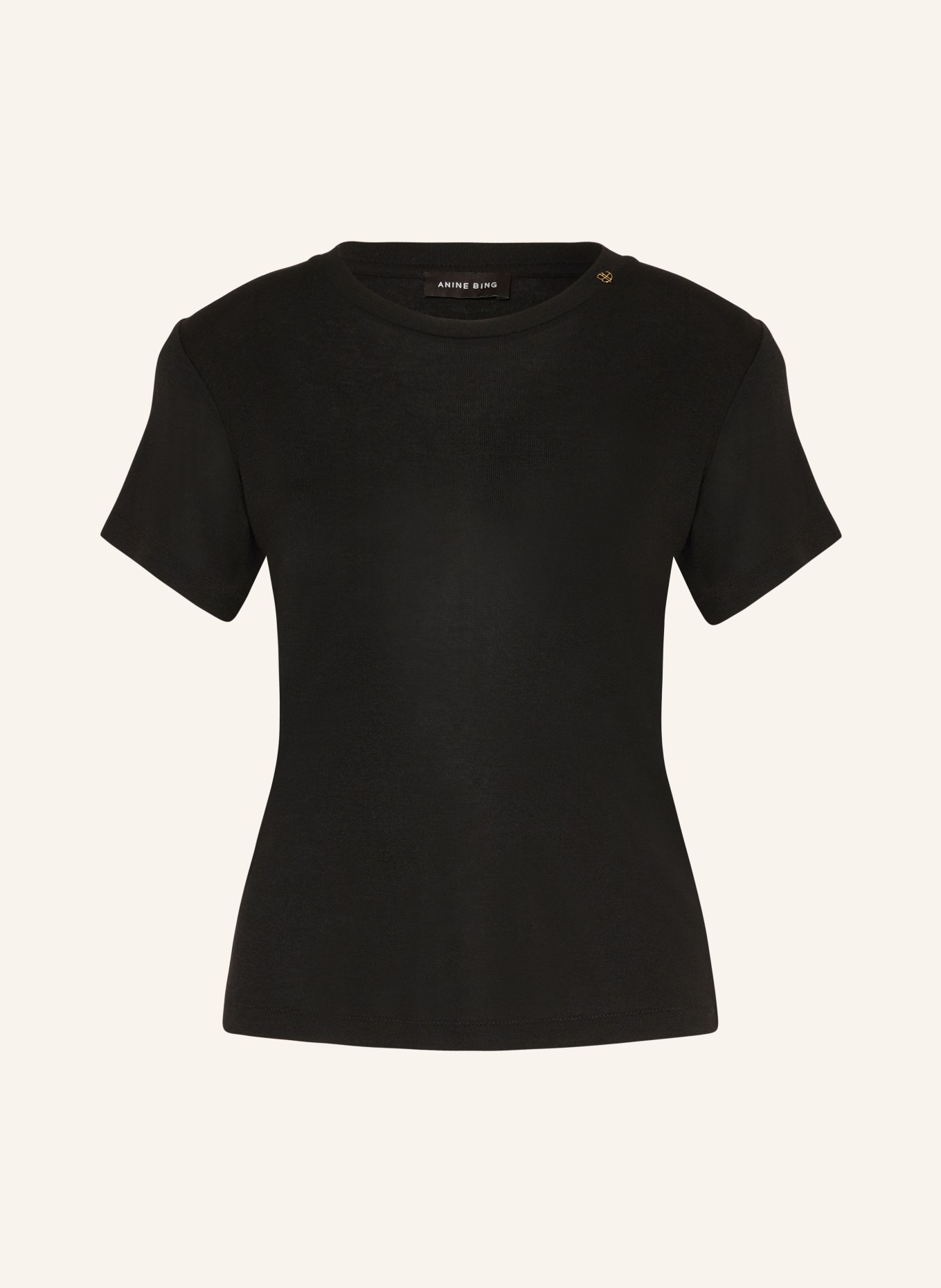 ANINE BING T-shirt AMANI, Color: BLACK (Image 1)