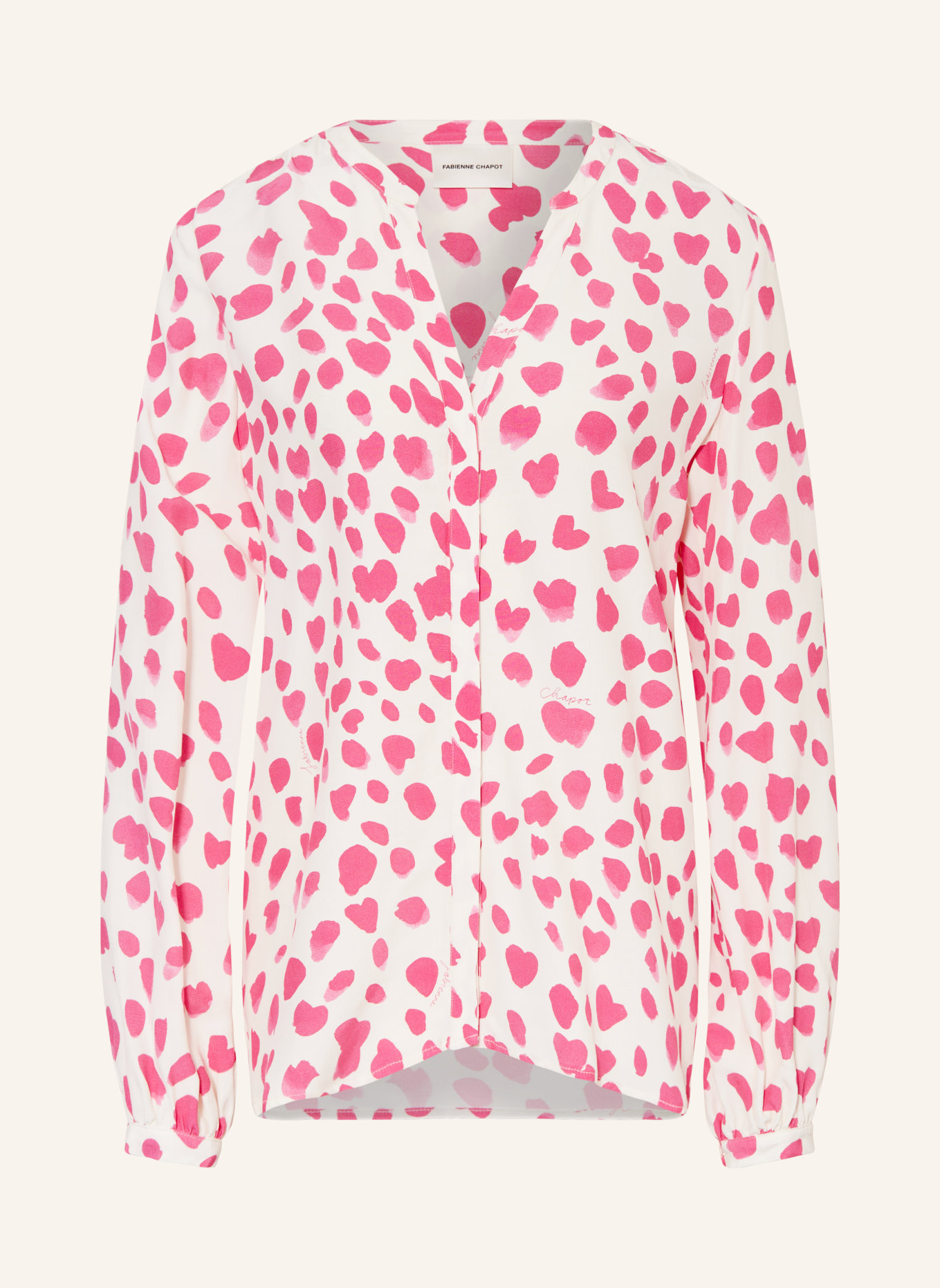 FABIENNE CHAPOT Bluse, Farbe: CREME/ PINK (Bild 1)