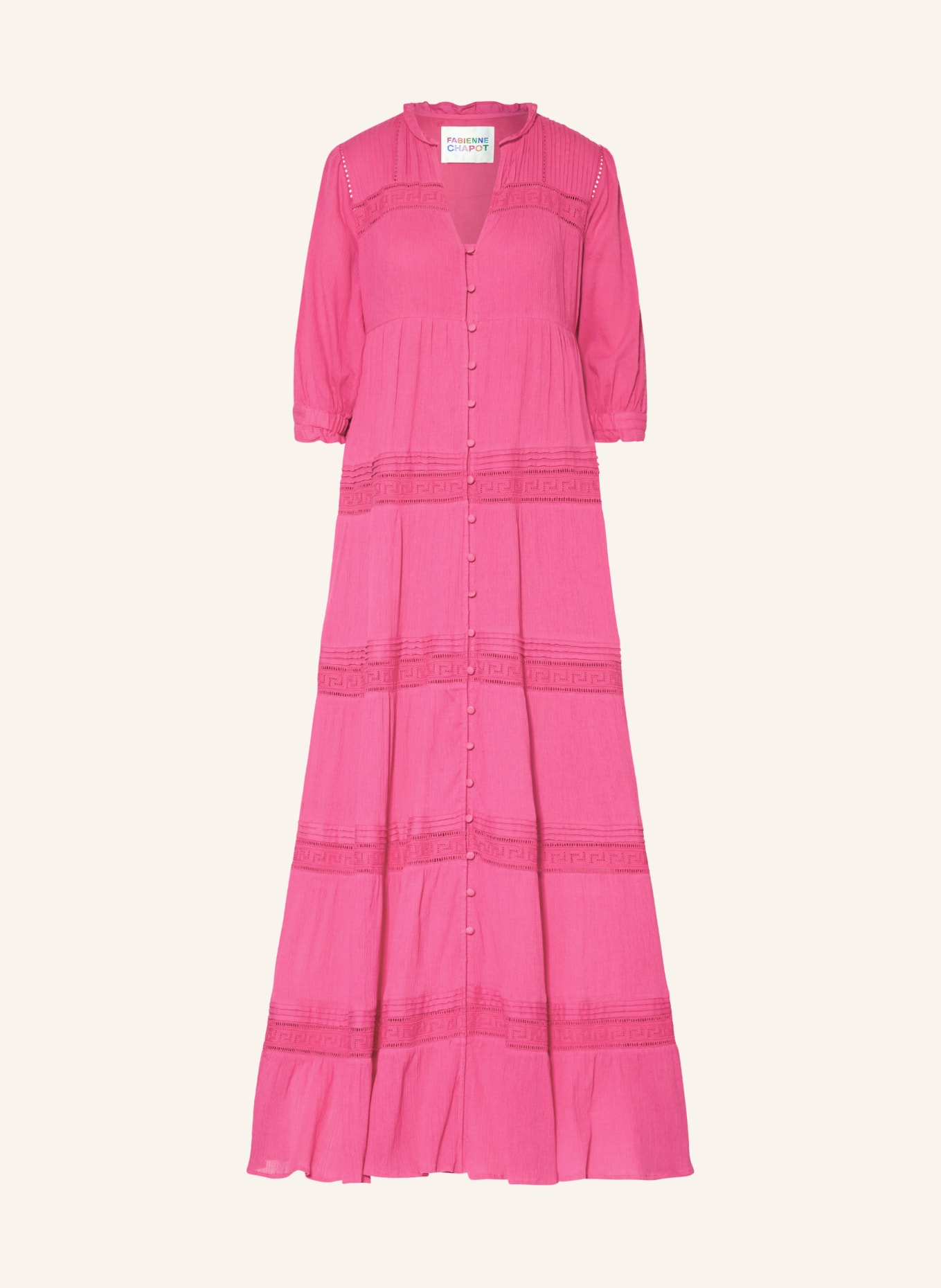 FABIENNE CHAPOT Kleid KIRA mit 3/4-Arm, Farbe: PINK (Bild 1)