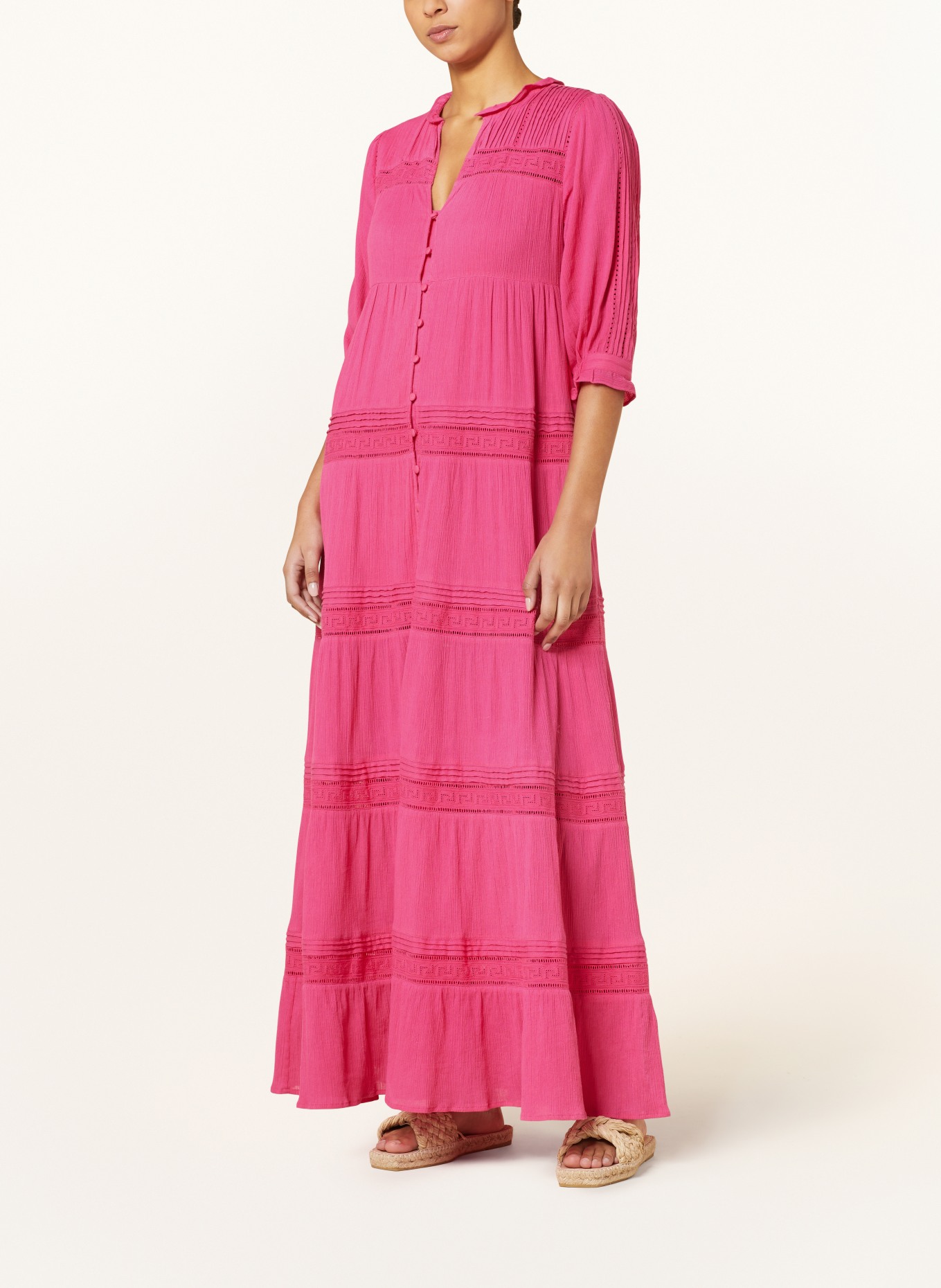 FABIENNE CHAPOT Dress KIRA with 3/4 sleeves, Color: PINK (Image 2)