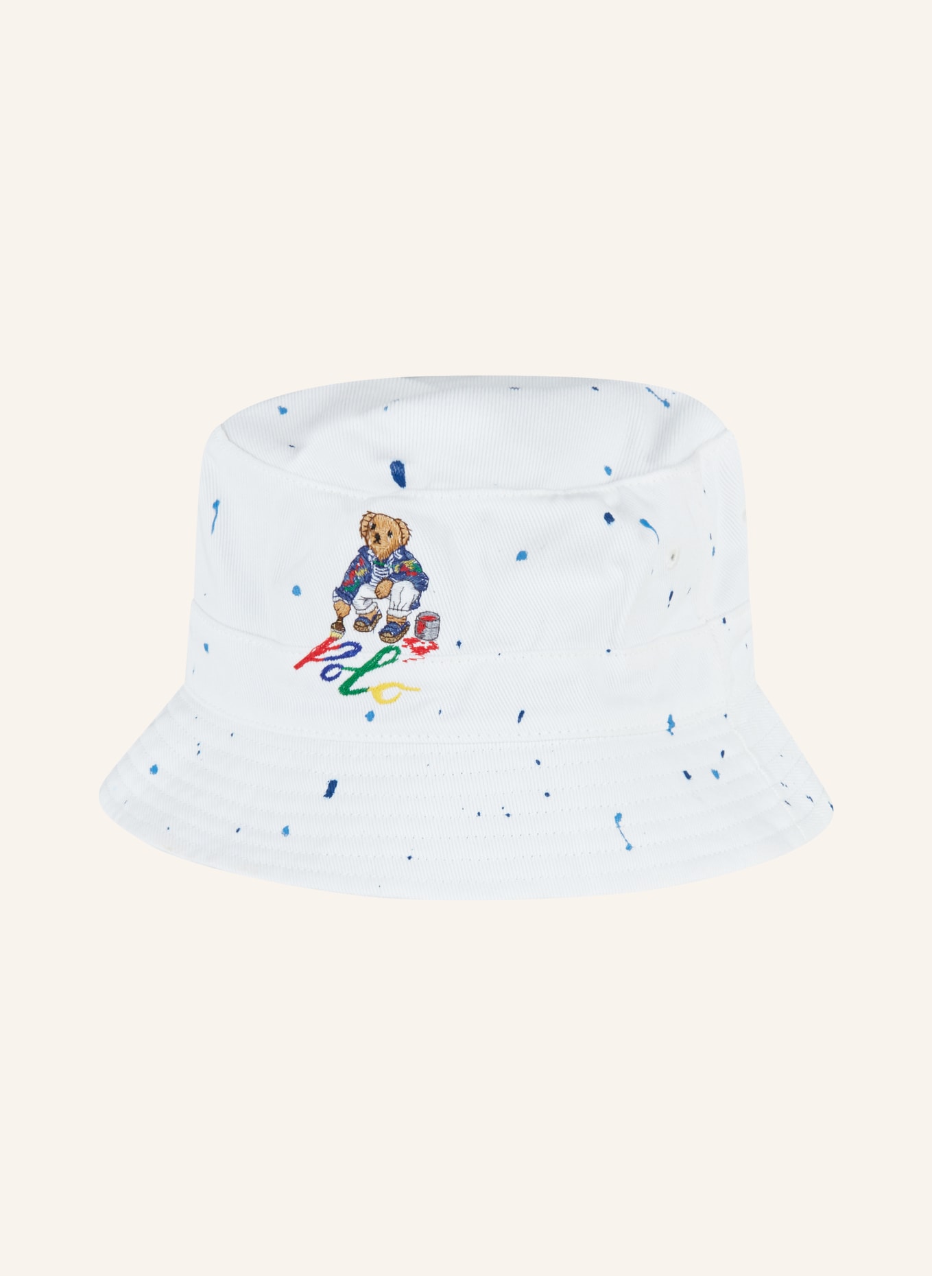 POLO RALPH LAUREN Bucket-Hat, Farbe: WEISS/ BLAU/ ROT (Bild 2)