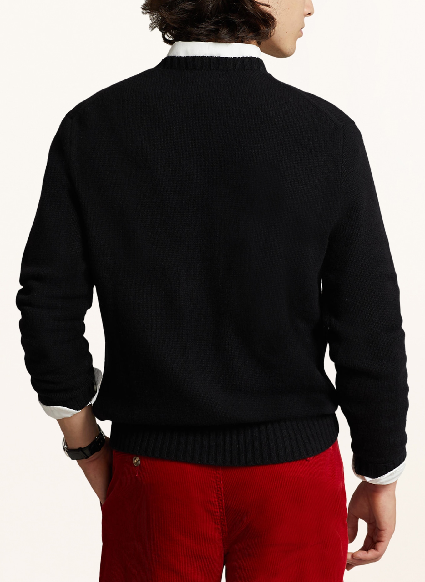 POLO RALPH LAUREN Sweater, Color: BLACK/ RED/ COGNAC (Image 3)