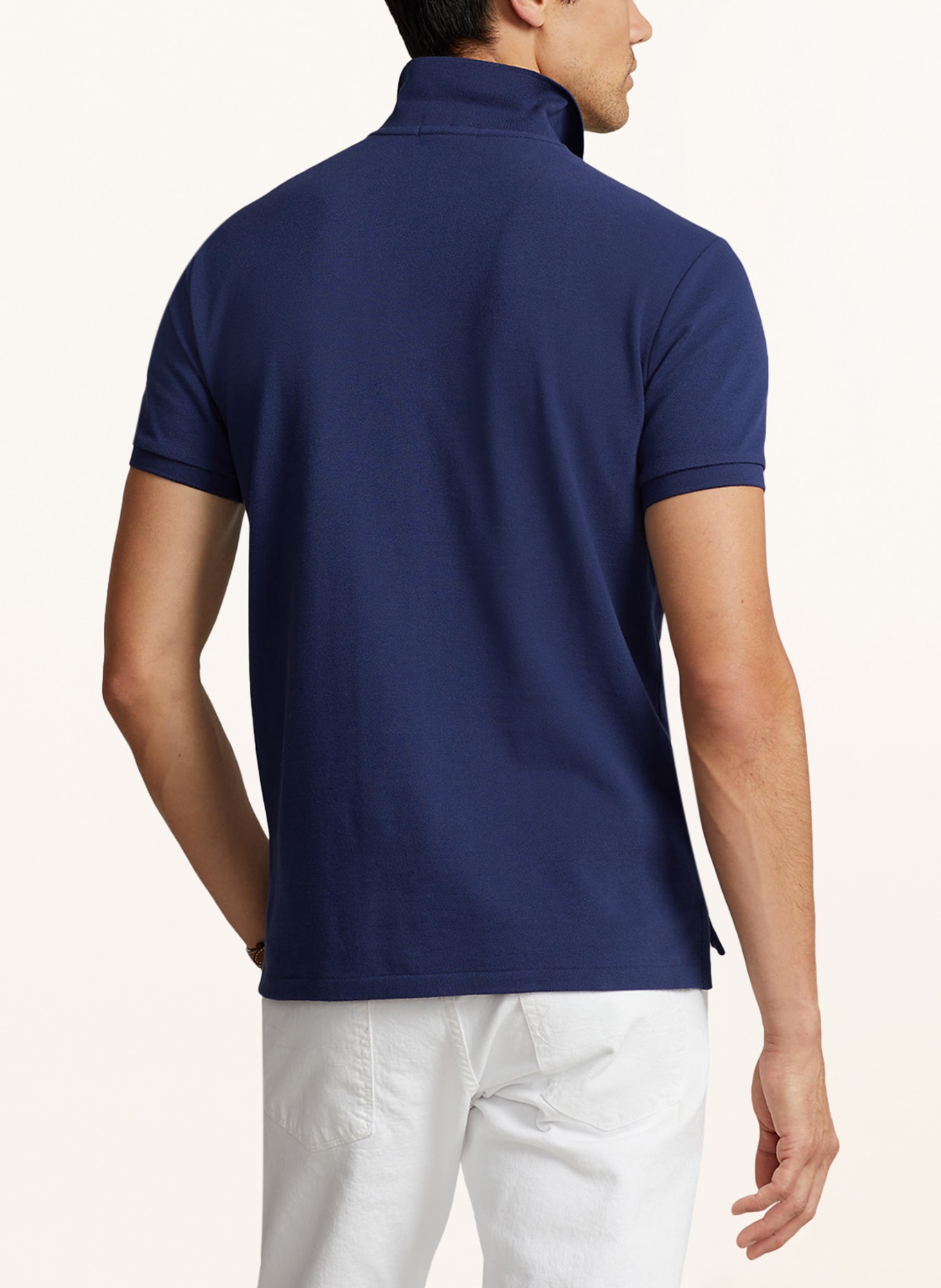 POLO RALPH LAUREN Piqué polo shirt, Color: DARK BLUE/ YELLOW/ ORANGE (Image 3)