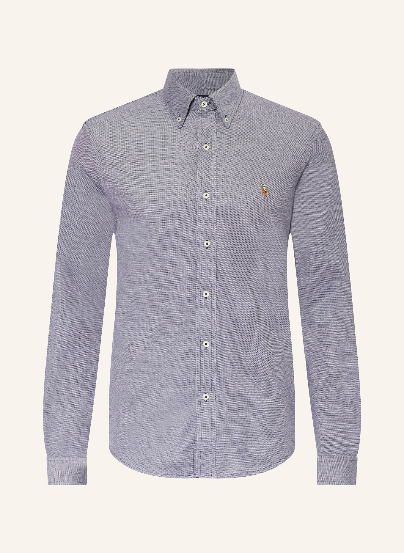 POLO RALPH LAUREN Piqué shirt regular fit, Color: BLUE (Image 1)