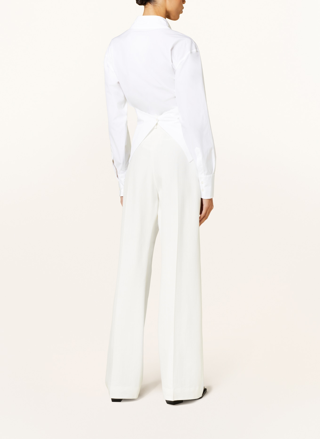 FABIANA FILIPPI Wrap blouse, Color: WHITE (Image 3)