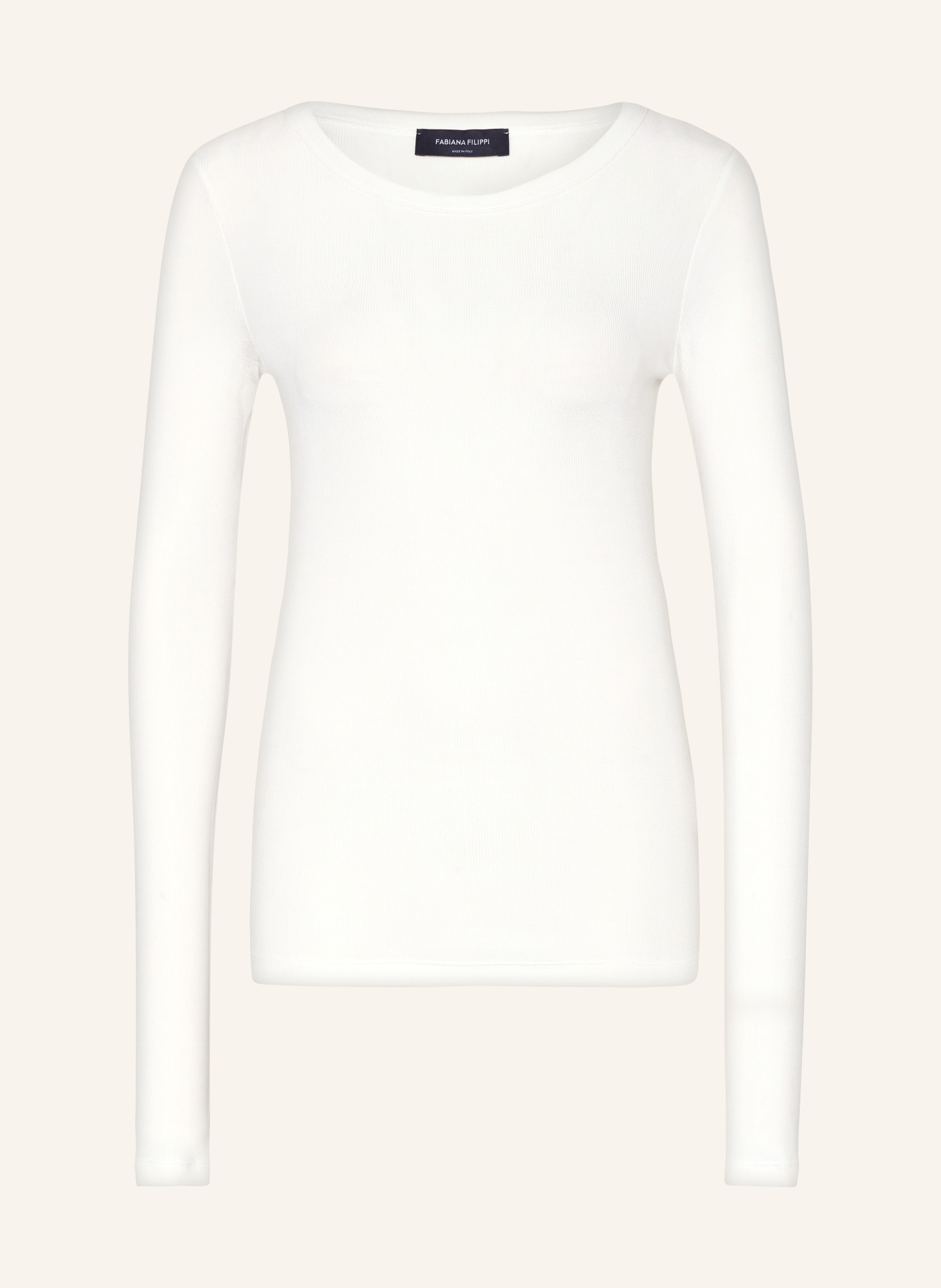 FABIANA FILIPPI Long sleeve shirt, Color: WHITE (Image 1)