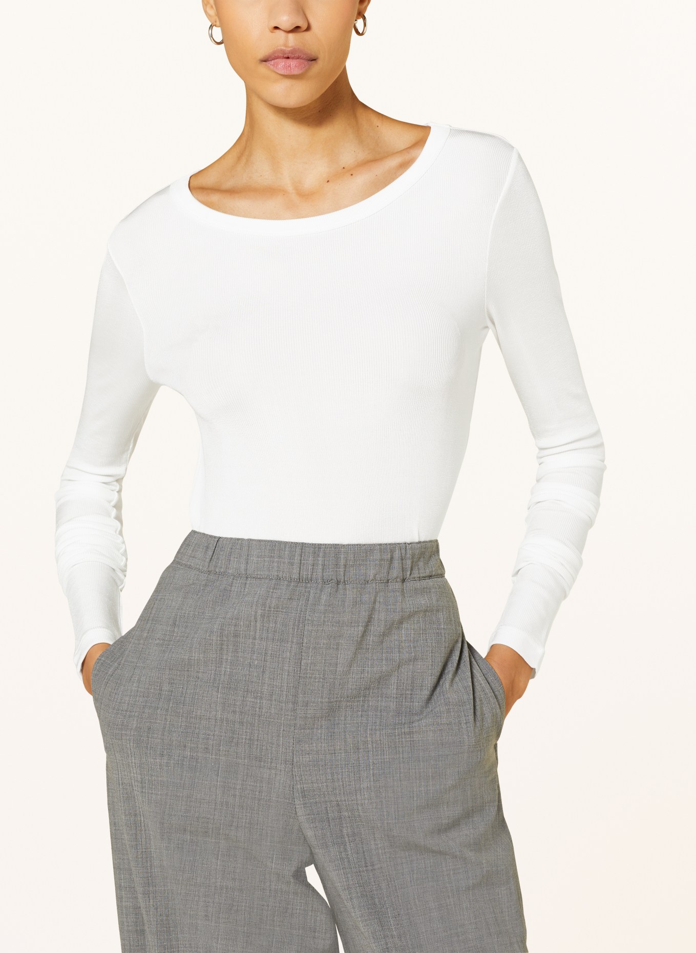 FABIANA FILIPPI Long sleeve shirt, Color: WHITE (Image 4)