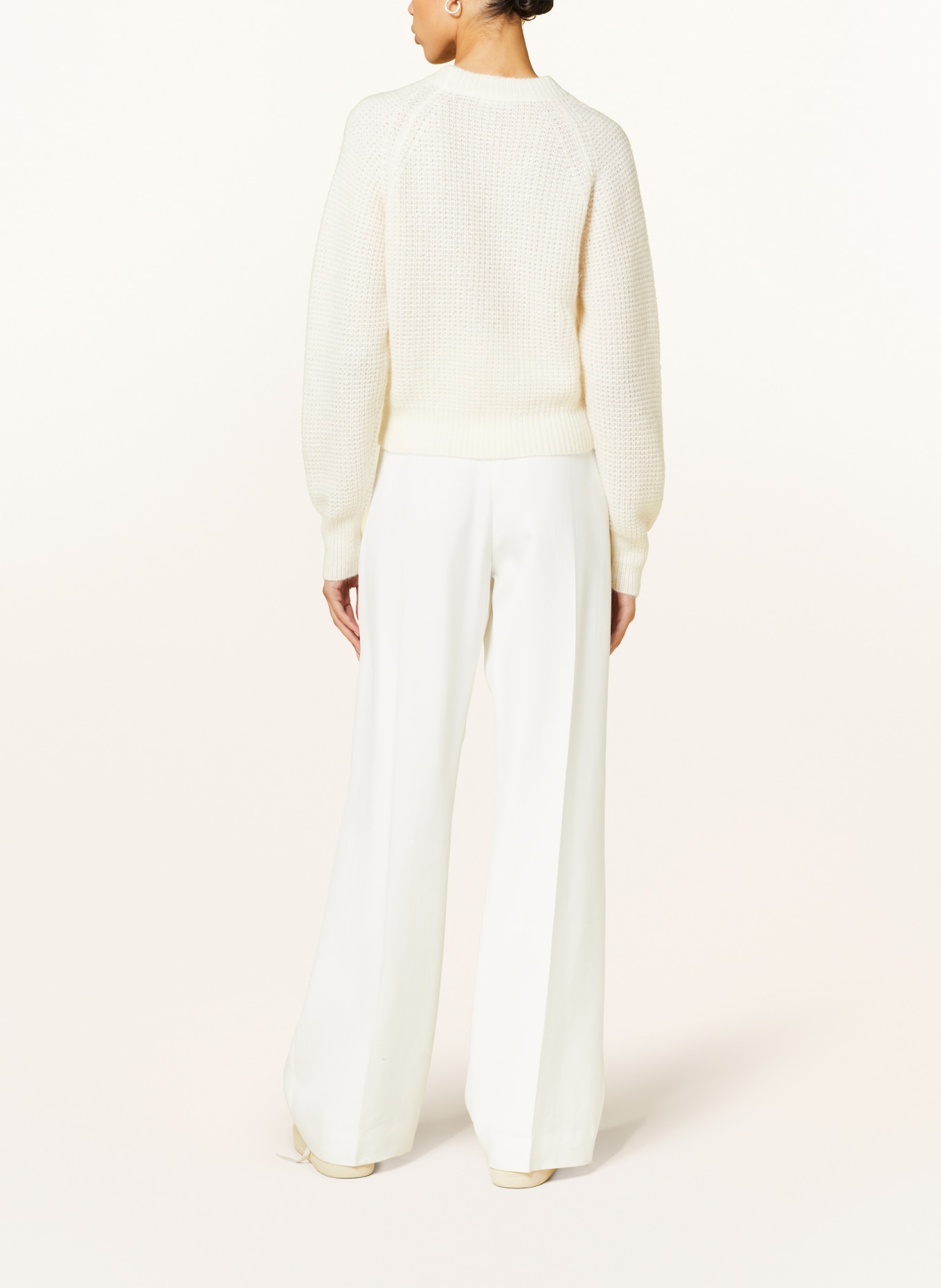 FABIANA FILIPPI Sweater with mohair, Color: WHITE (Image 3)
