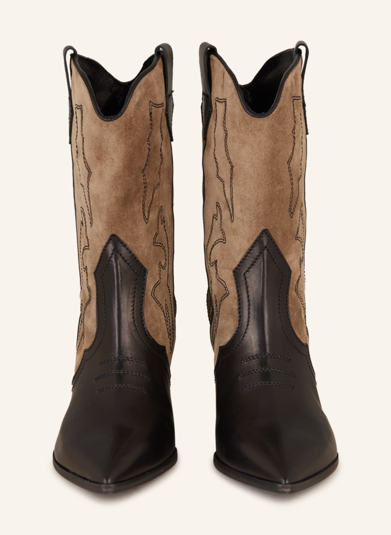 KENNEL & SCHMENGER Cowboy boots, Color: BLACK/ GRAY (Image 3)