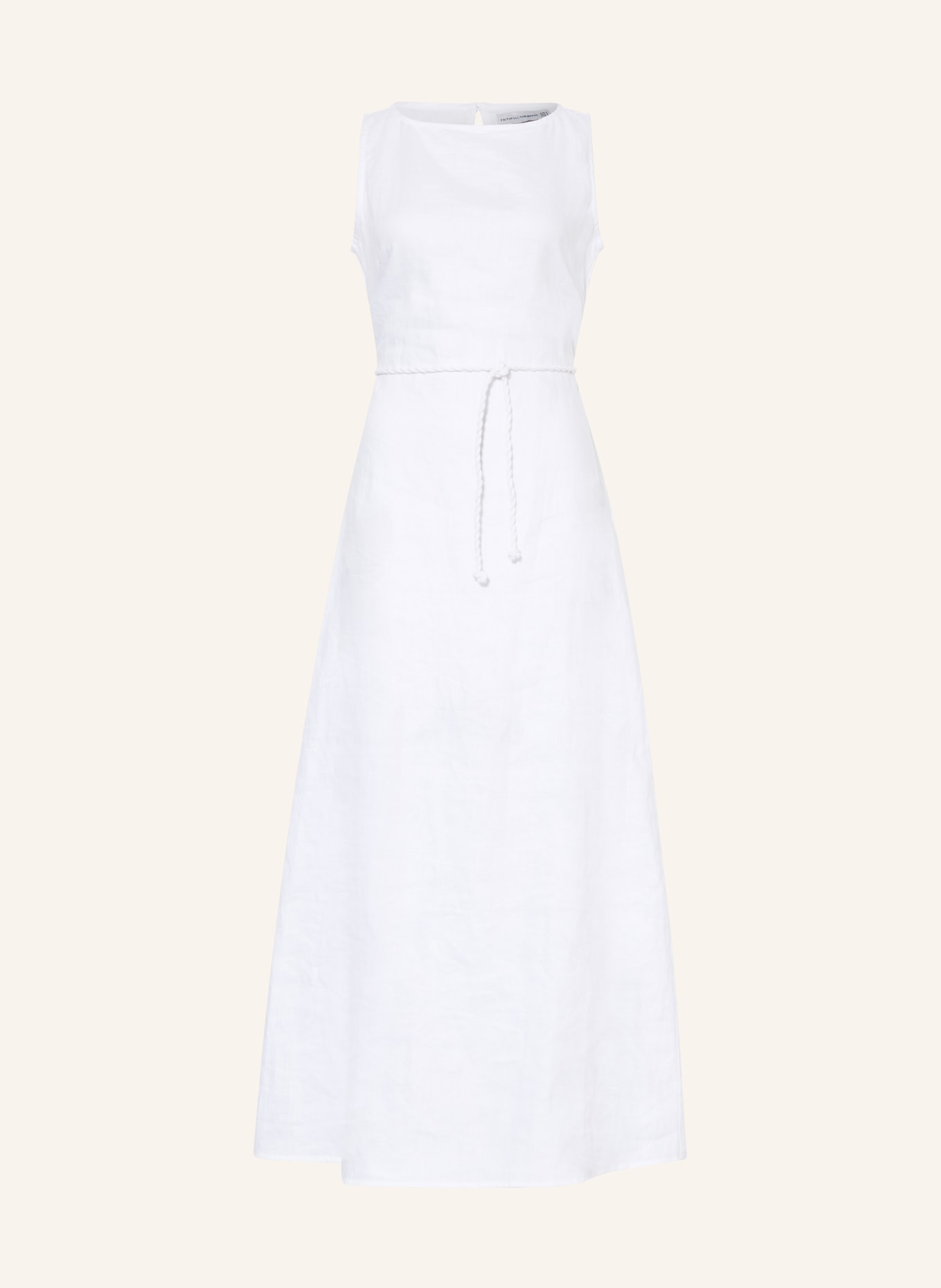 FAITHFULL THE BRAND Linen dress NAHNA, Color: WHITE (Image 1)