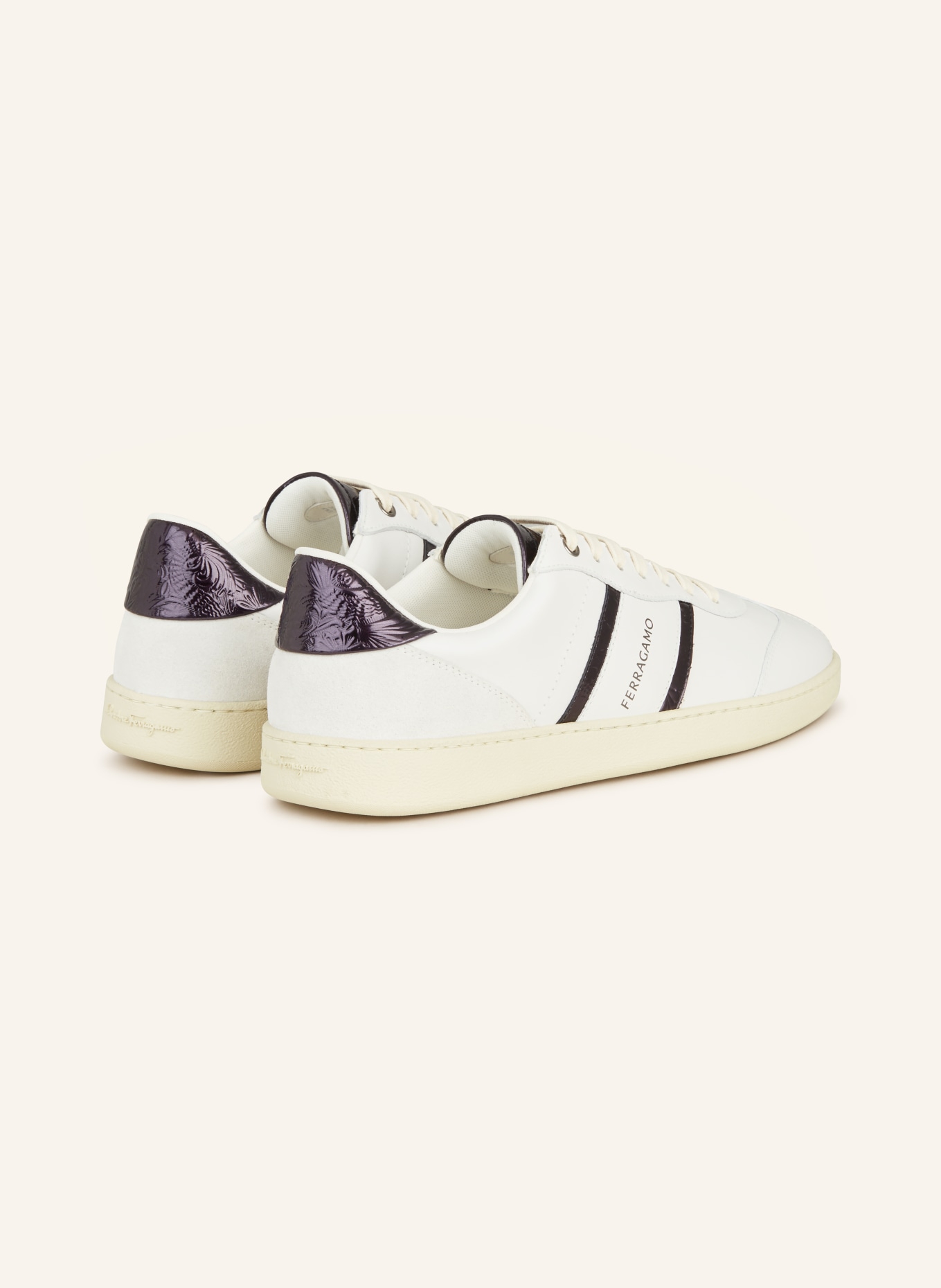 FERRAGAMO Sneakers ACHILLE2, Color: WHITE/ BLACK (Image 2)
