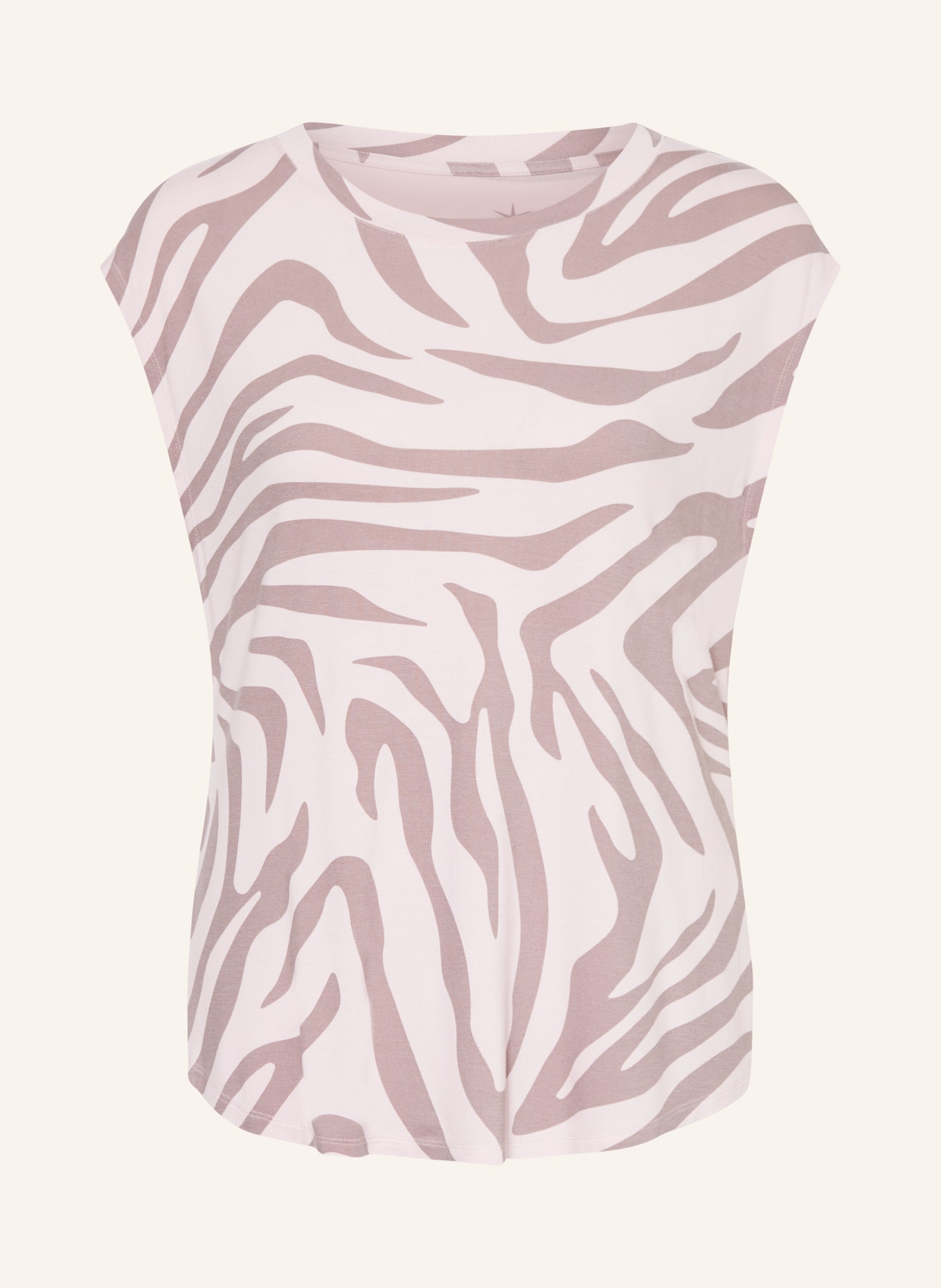 Juvia Pajama top, Color: PINK/ TAUPE (Image 1)