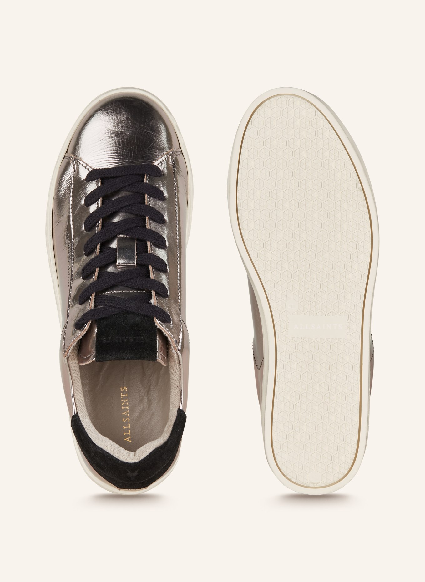 ALLSAINTS Sneakersy SHANA, Kolor: SREBRNY (Obrazek 5)