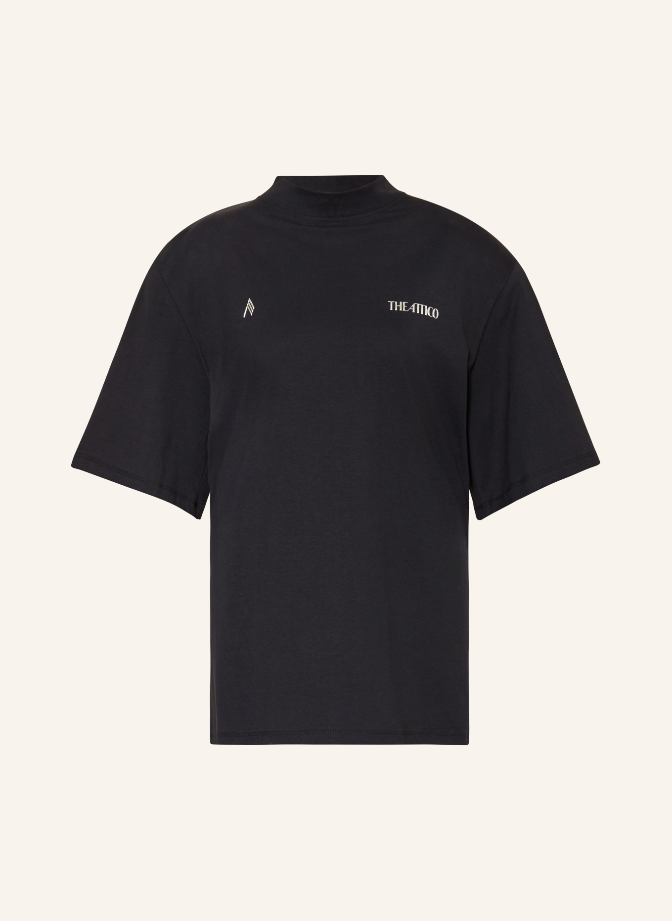 THE ATTICO Oversized shirt KILIE, Color: BLACK (Image 1)