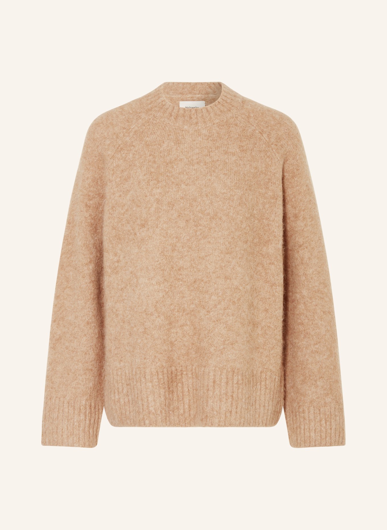 HOLZWEILER Sweater FURE with alpaca, Color: BEIGE (Image 1)