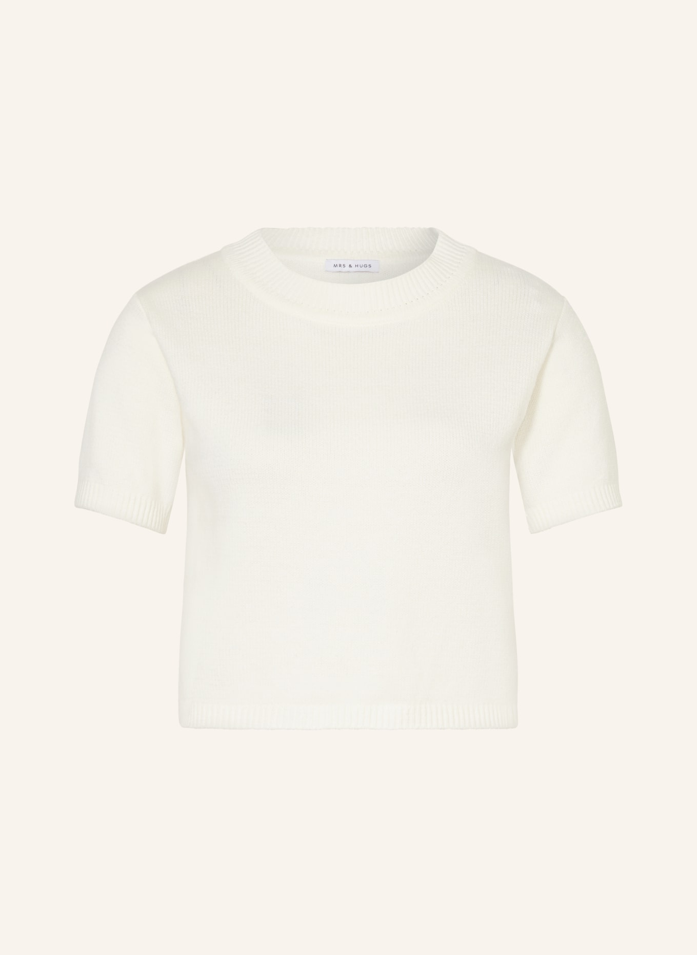 MRS & HUGS Knit shirt, Color: WHITE (Image 1)