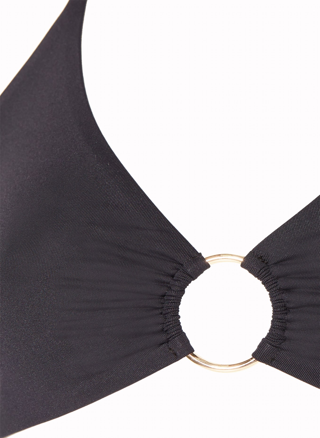 MELISSA ODABASH Halter neck bikini HAMBURG, Color: BLACK (Image 4)