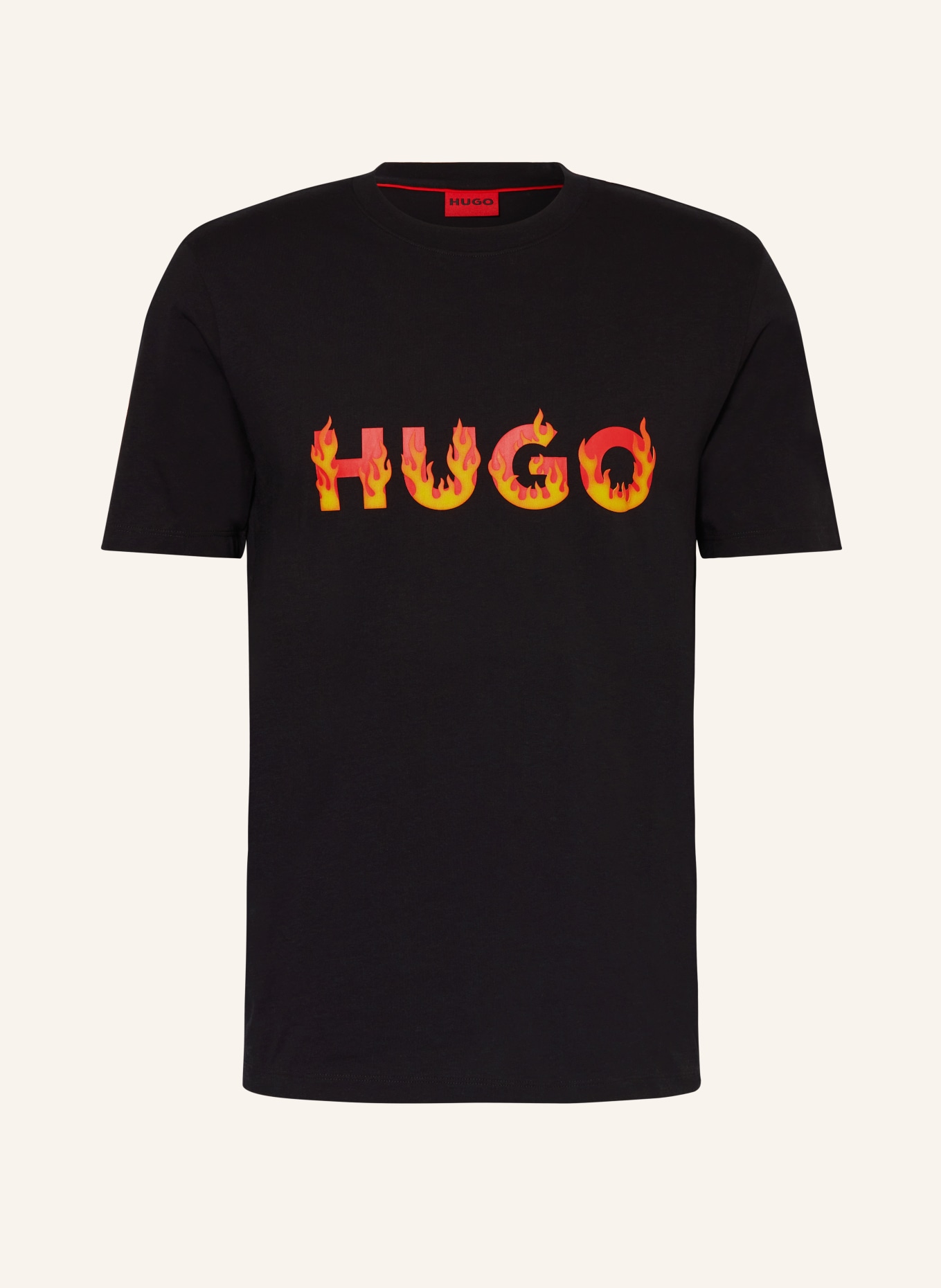 HUGO T-shirt DANDA, Color: BLACK (Image 1)