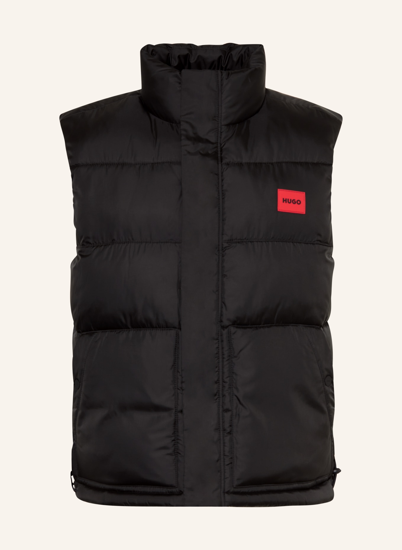 HUGO Quilted vest BALTINO, Color: BLACK (Image 1)