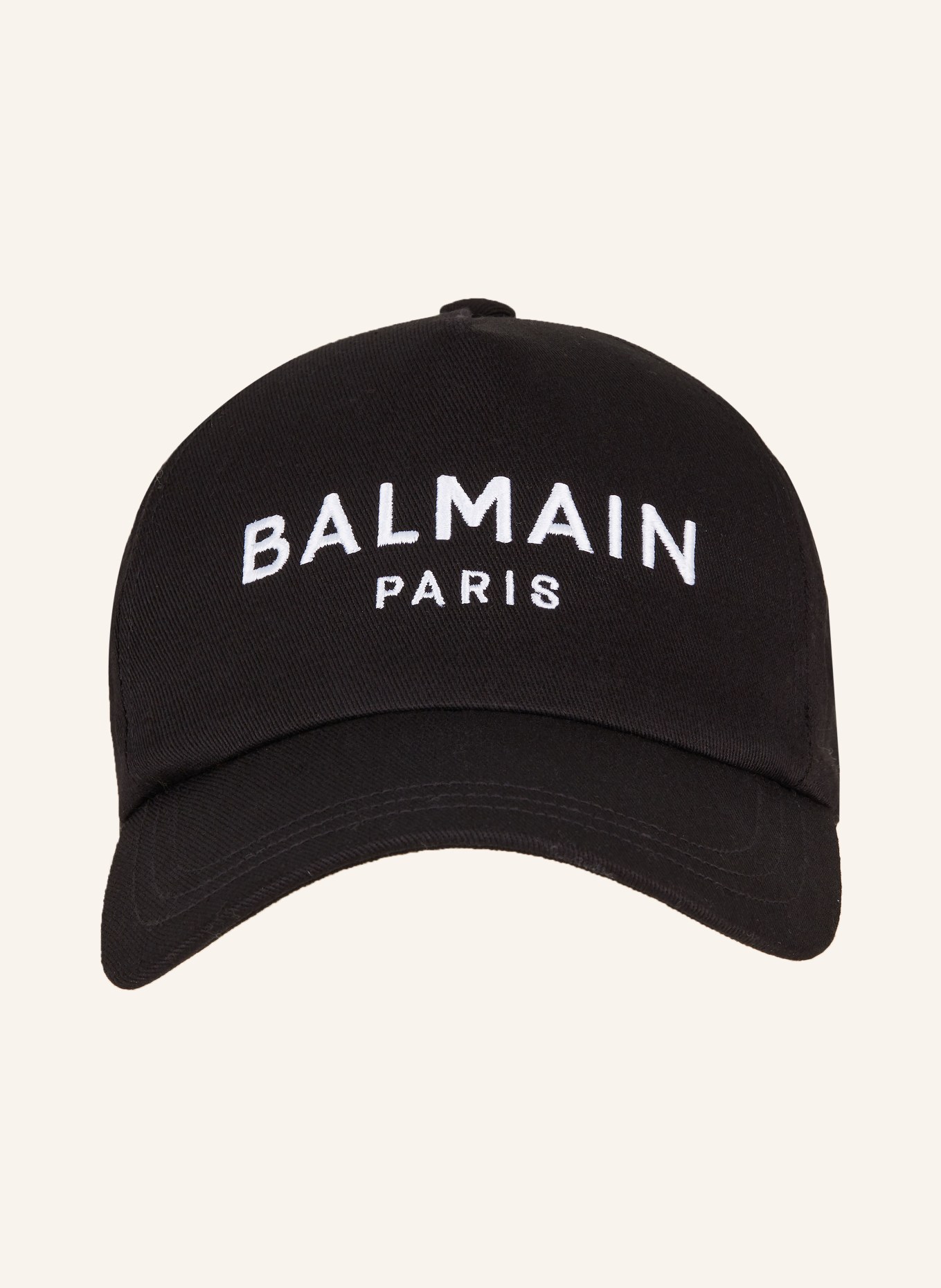 BALMAIN Cap, Color: BLACK/ WHITE (Image 2)