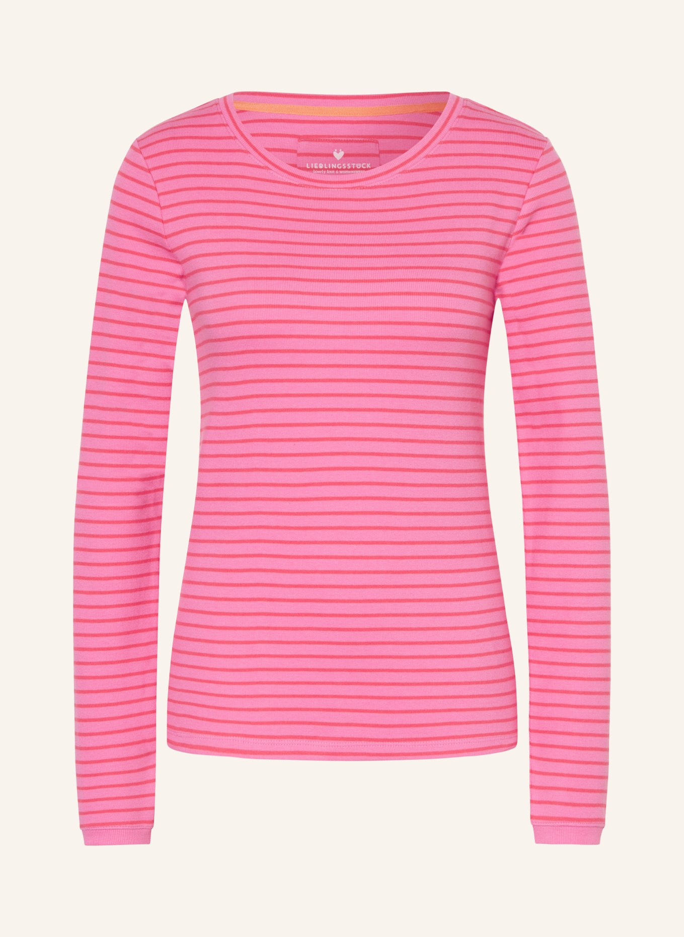 LIEBLINGSSTÜCK Long sleeve shirt CYBILLAL, Color: PINK/ RED (Image 1)