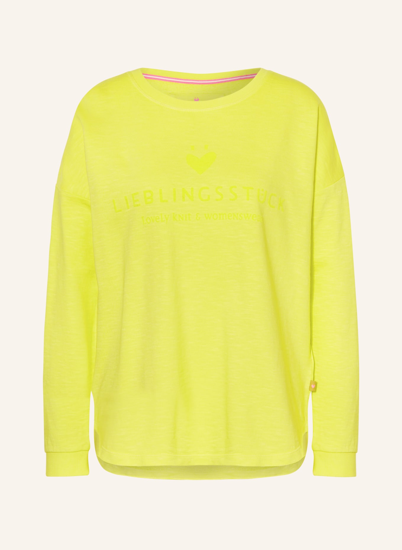 LIEBLINGSSTÜCK Sweatshirt CARONEP, Color: NEON YELLOW (Image 1)