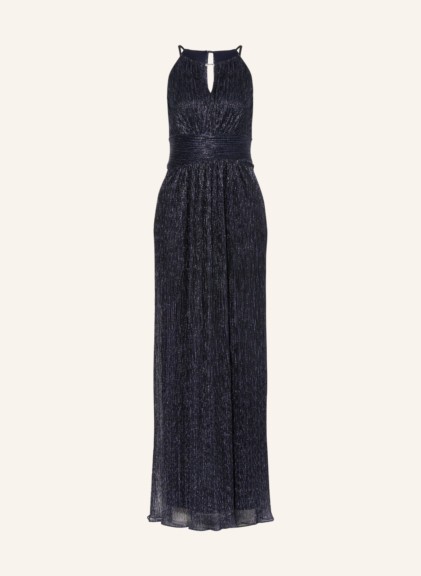 SWING Evening dress with glitter thread, Color: DARK BLUE/ PURPLE (Image 1)