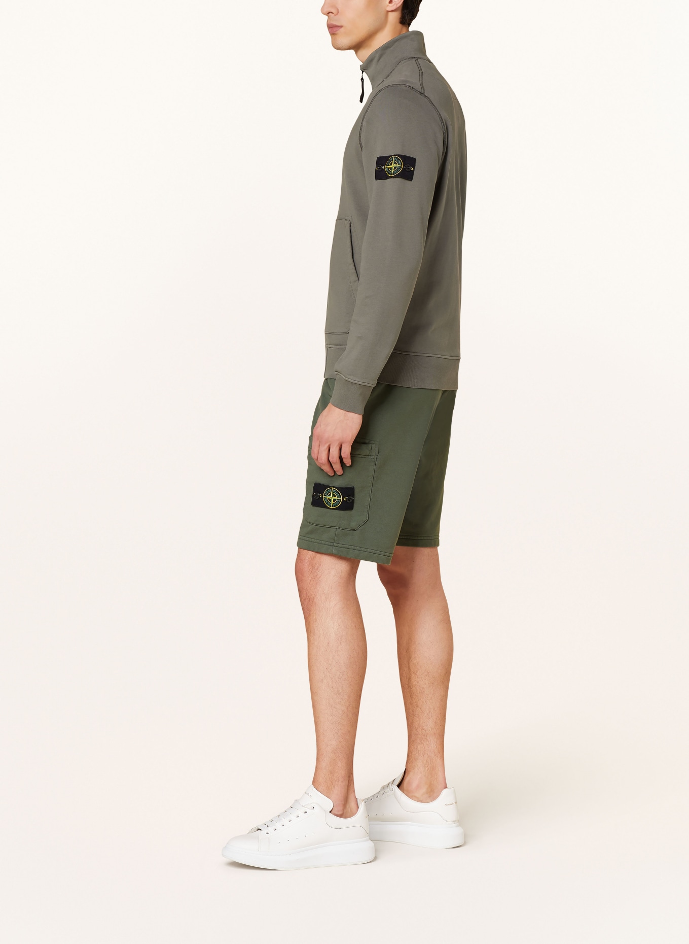 Khaki stone new arrivals island shorts