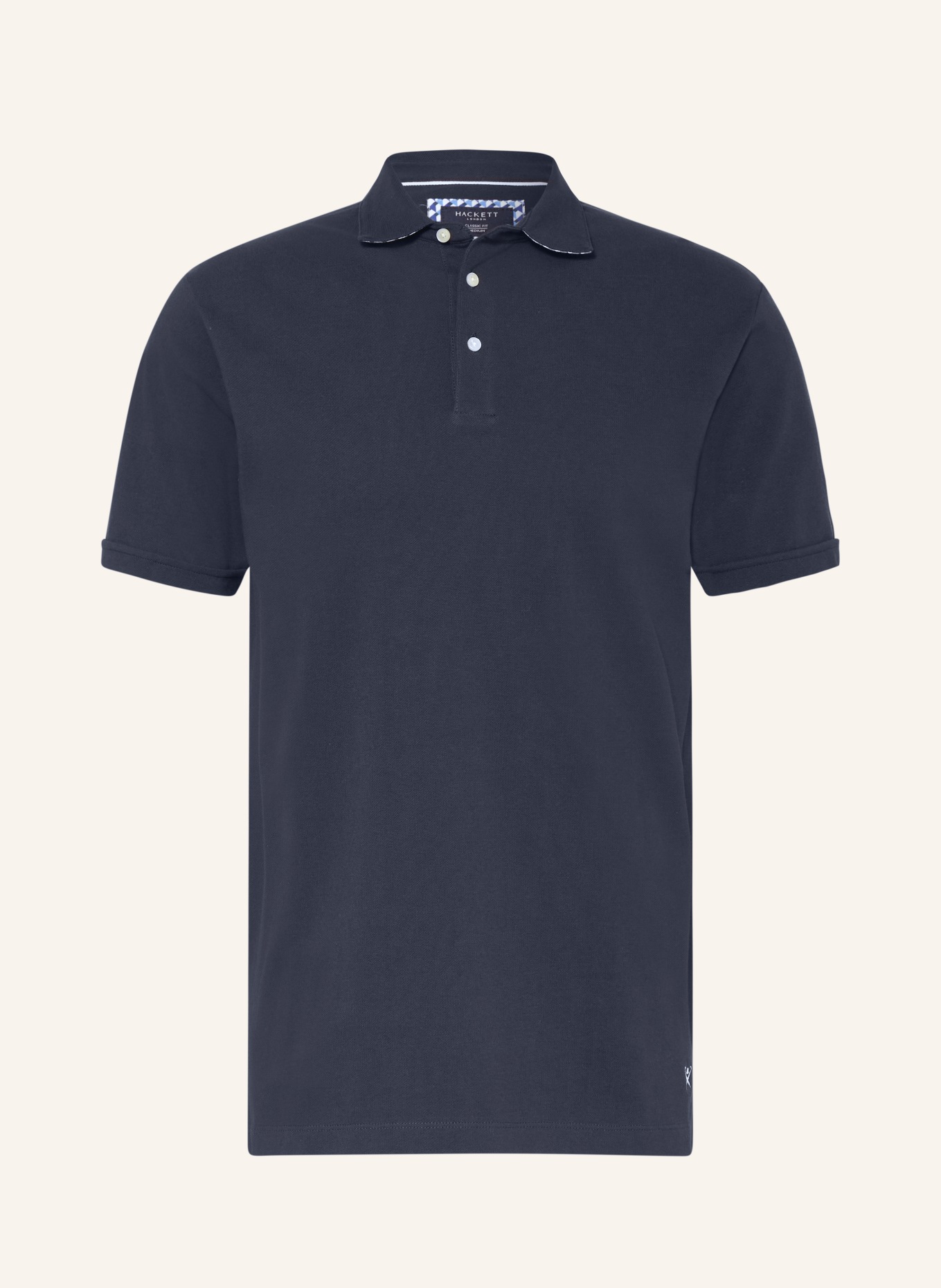 HACKETT LONDON Piqué-Poloshirt, Farbe: DUNKELBLAU (Bild 1)