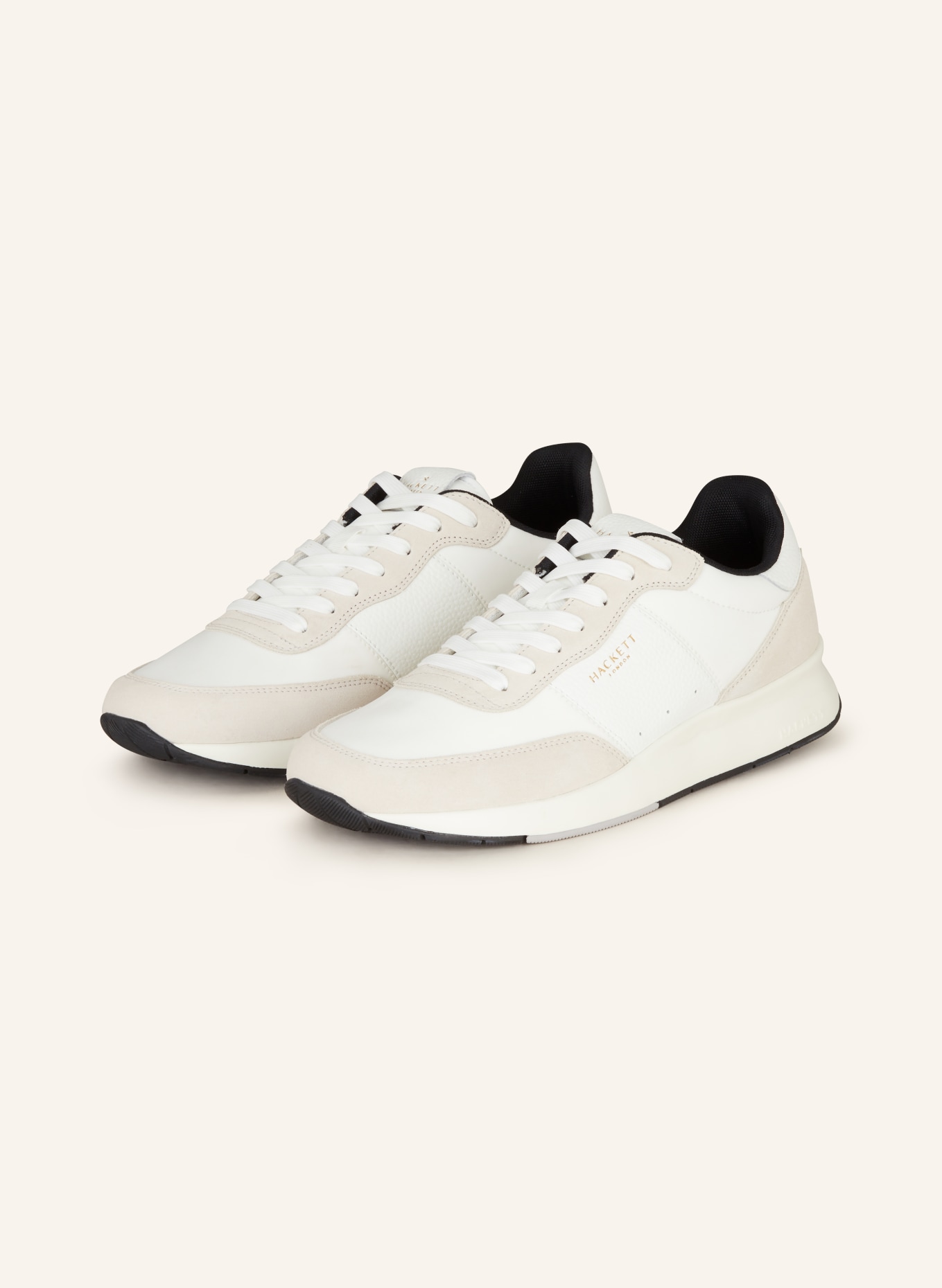 HACKETT LONDON Sneakers H-RUNNER ESSEX, Color: WHITE/ BEIGE (Image 1)