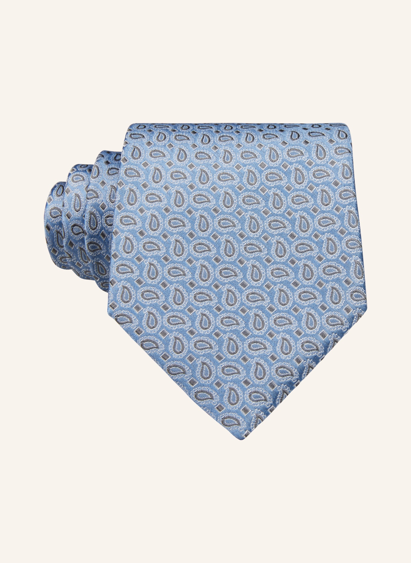 ETON Krawatte, Farbe: HELLBLAU/ GRAU (Bild 1)