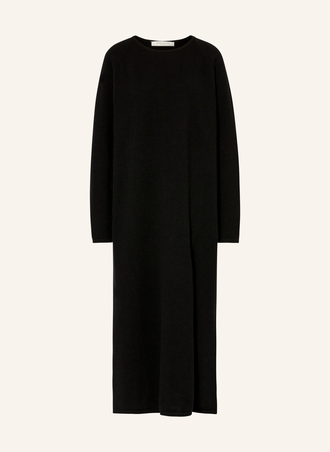 by Aylin Koenig Knit dress JOSEFINE in merino wool, Color: BLACK (Image 1)