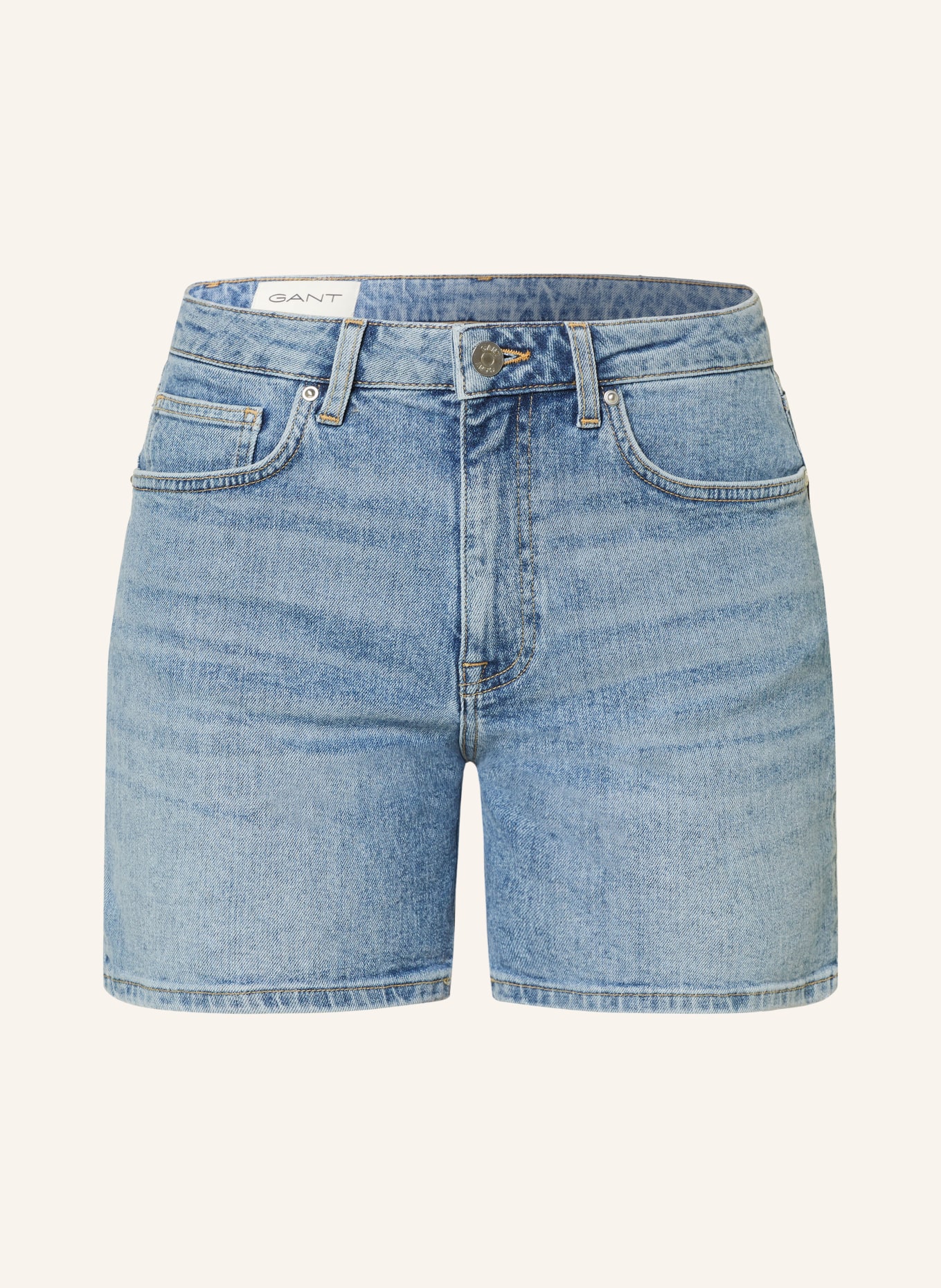 GANT Denim shorts, Color: 981 SEMI LIGHT BLUE WORN (Image 1)
