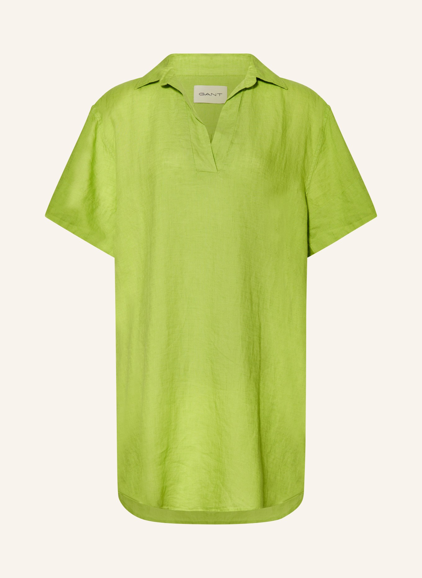 GANT Linen dress, Color: LIGHT GREEN (Image 1)