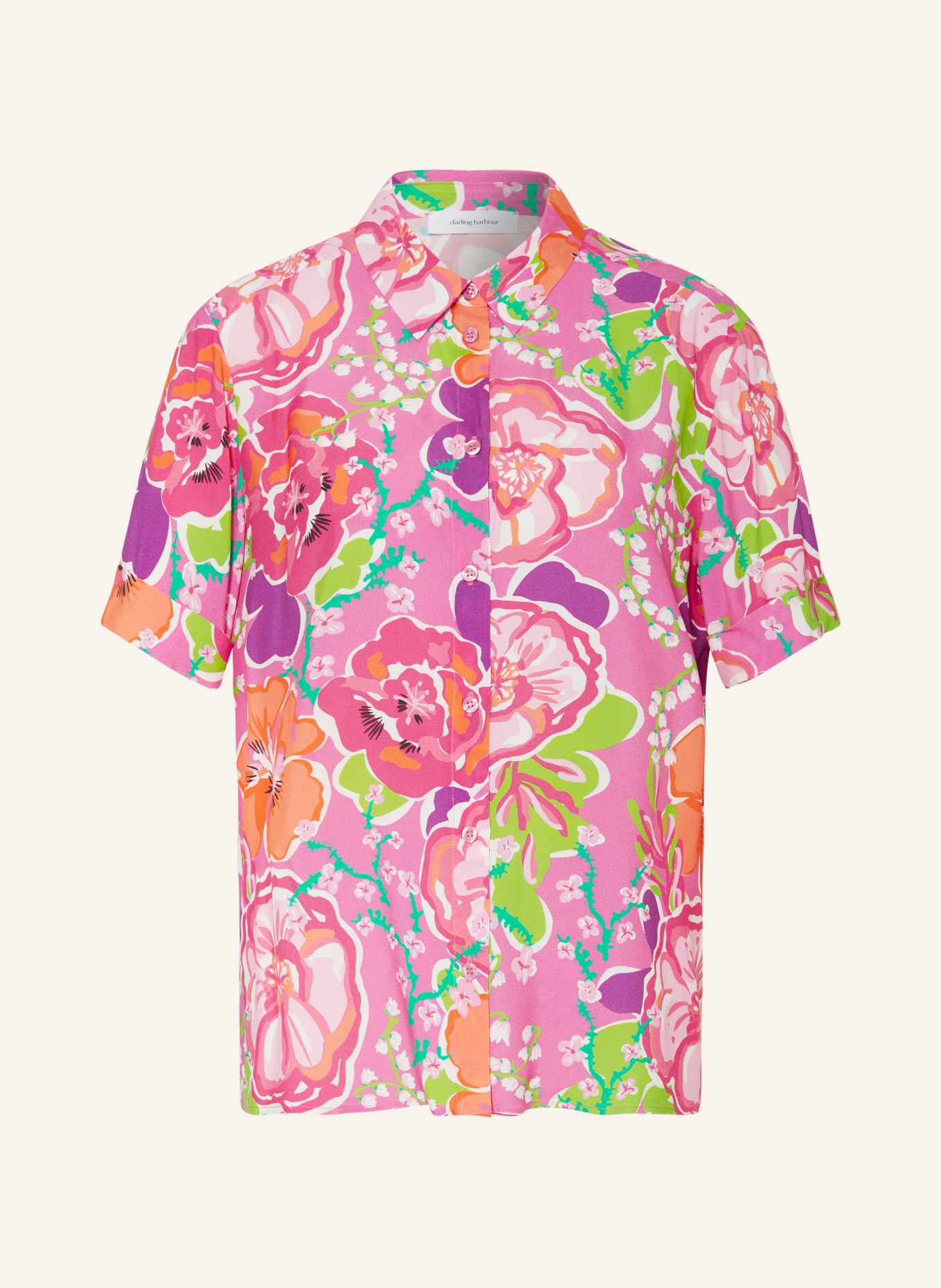 darling harbour Shirt blouse, Color: FLAMINGO (Image 1)