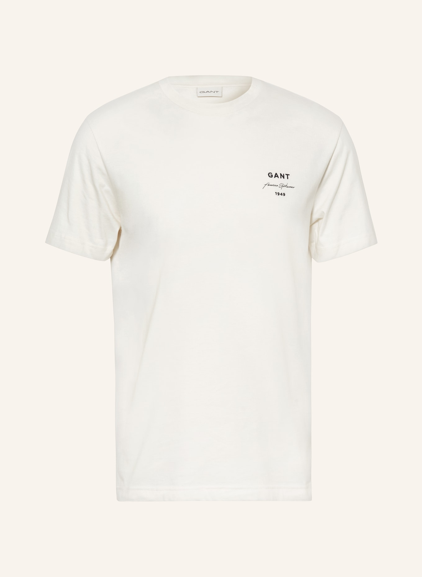 GANT T-shirt, Kolor: KREMOWY (Obrazek 1)