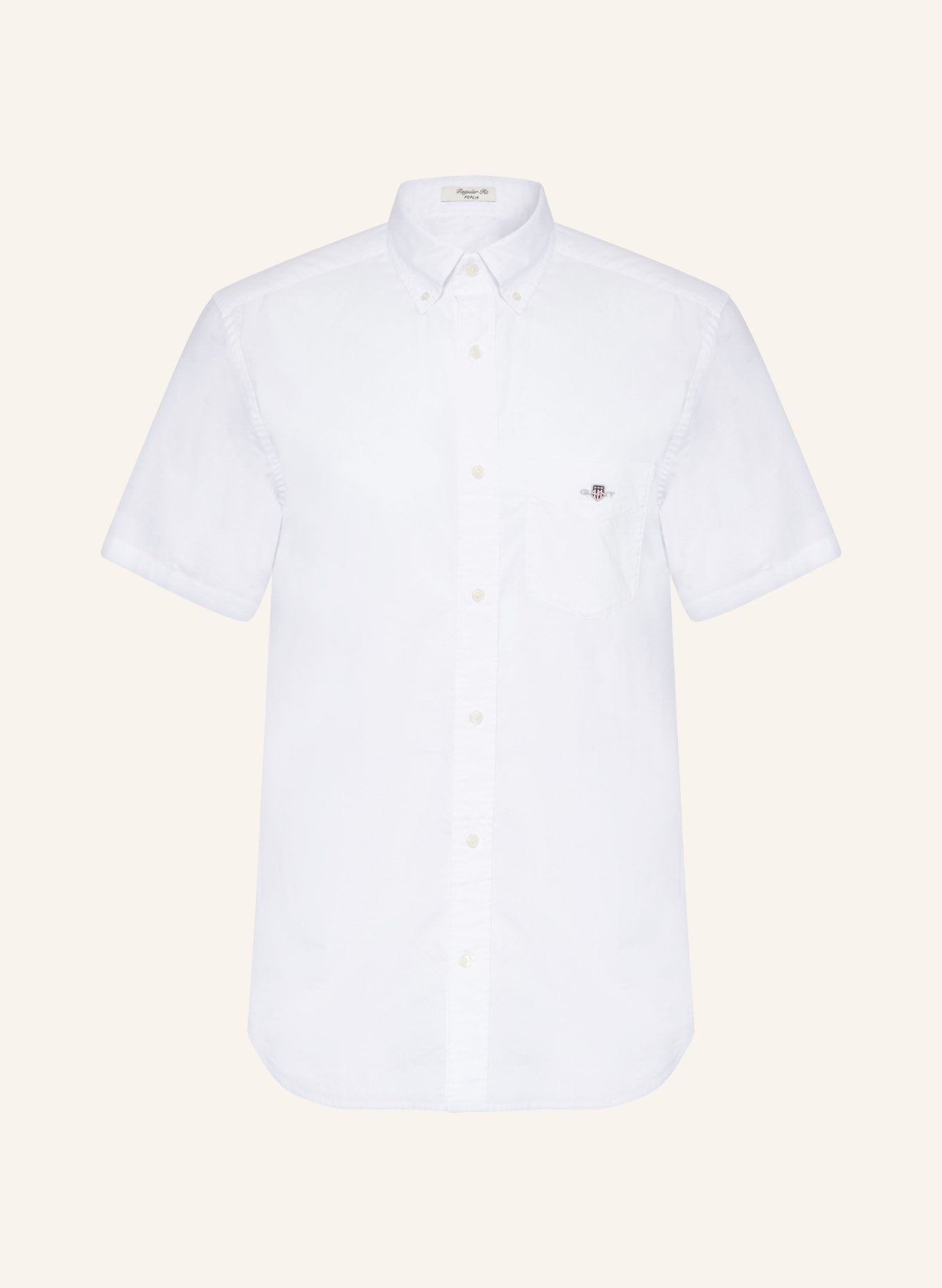 GANT Short sleeve shirt comfort fit, Color: WHITE (Image 1)