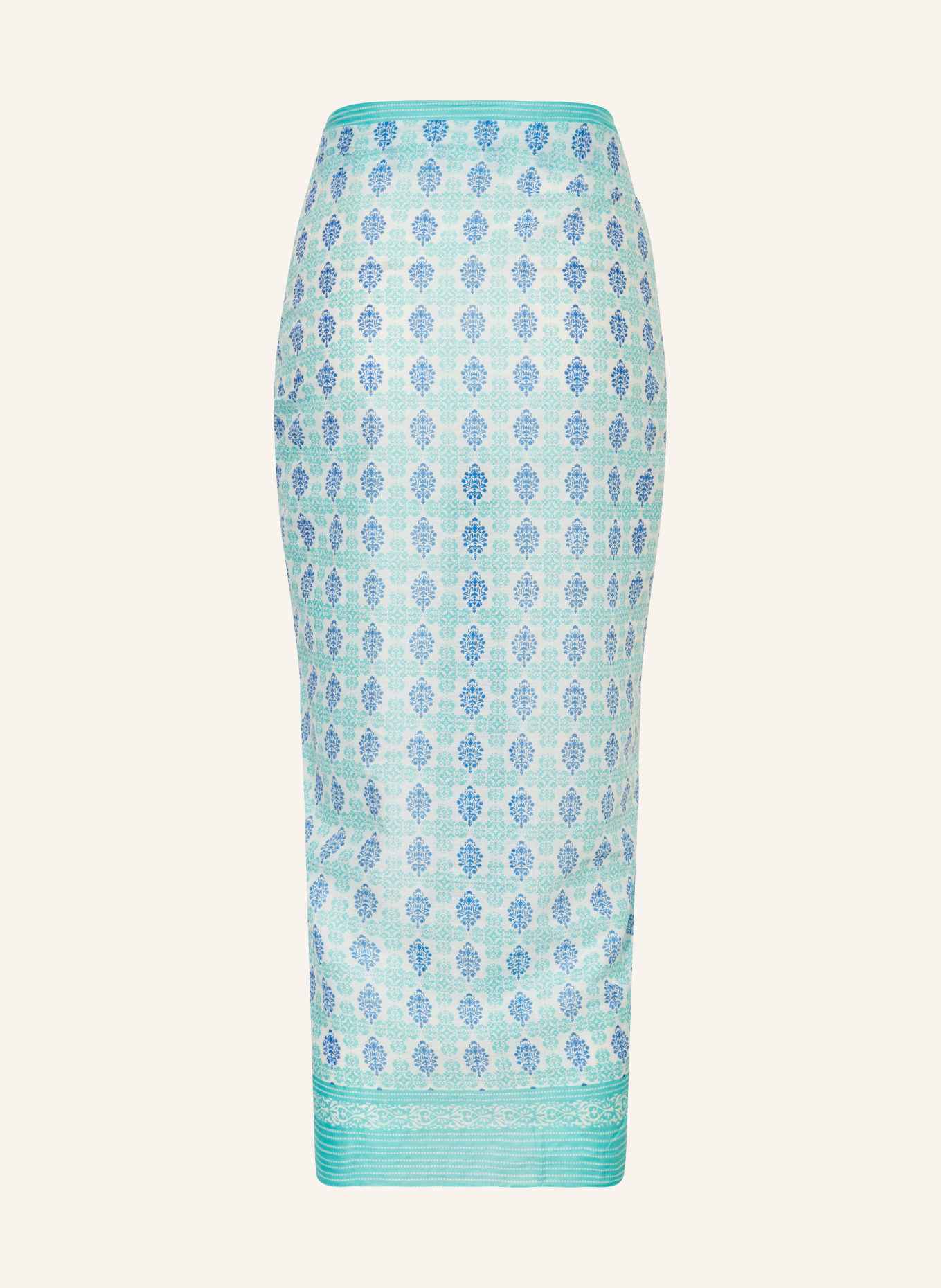 darling harbour Sarong, Color: TURQUOISE/ BLUE/ WHITE (Image 2)
