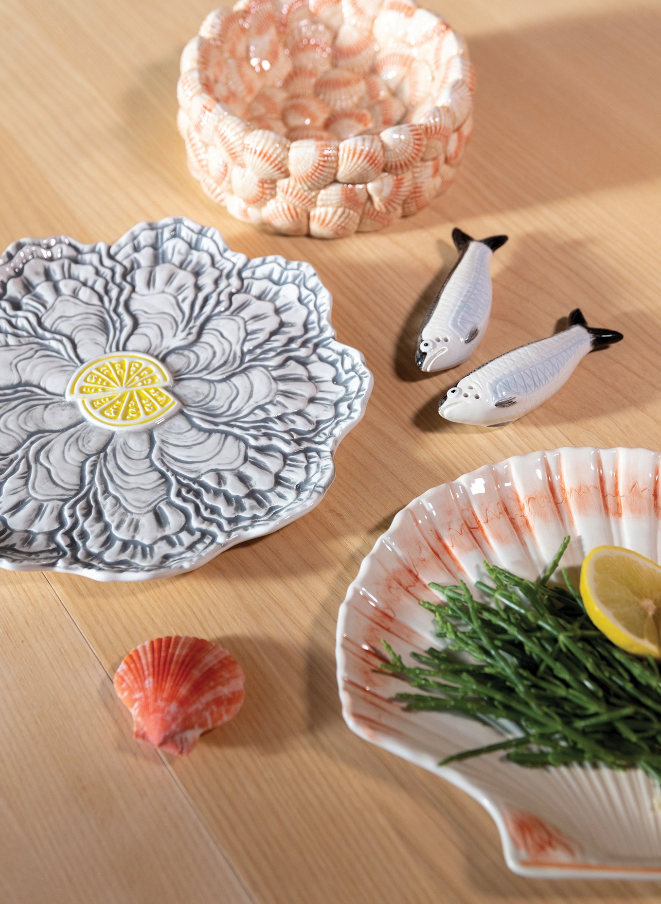 &k amsterdam Salz- und Pfefferstreuer: WEISS / SILBER