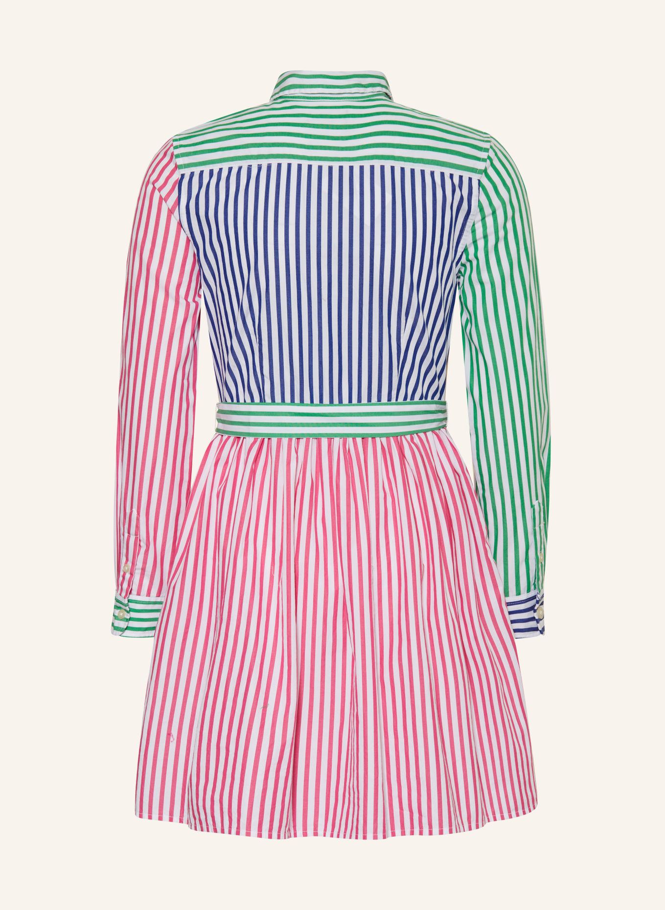 POLO RALPH LAUREN Hemdblusenkleid, Farbe: WEISS/ BLAU (Bild 2)