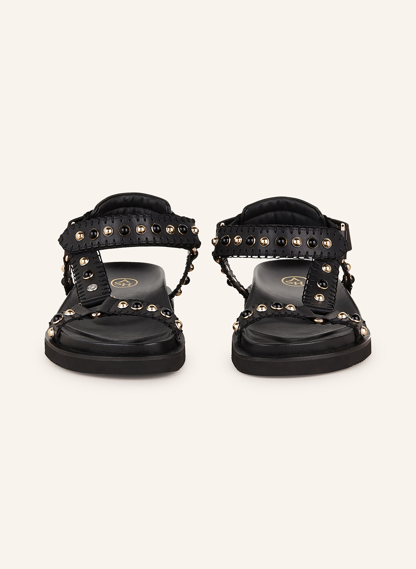 ash Sandals UTOPIA with decorative beads, Color: BLACK (Image 3)