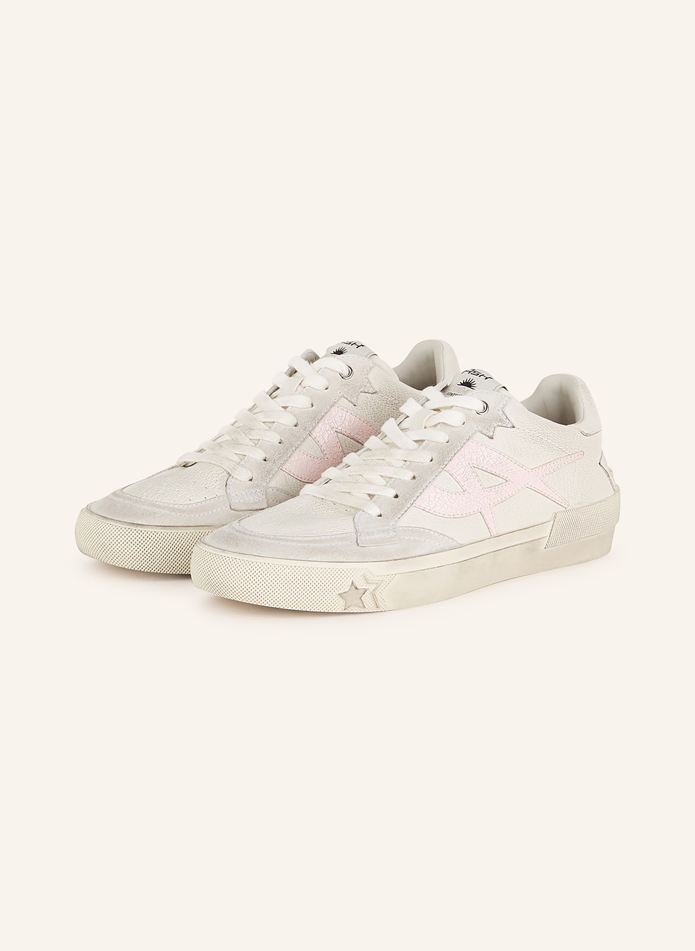 ash Sneakers MOONLIGHT, Color: WHITE/ PINK/ LIGHT GRAY (Image 1)