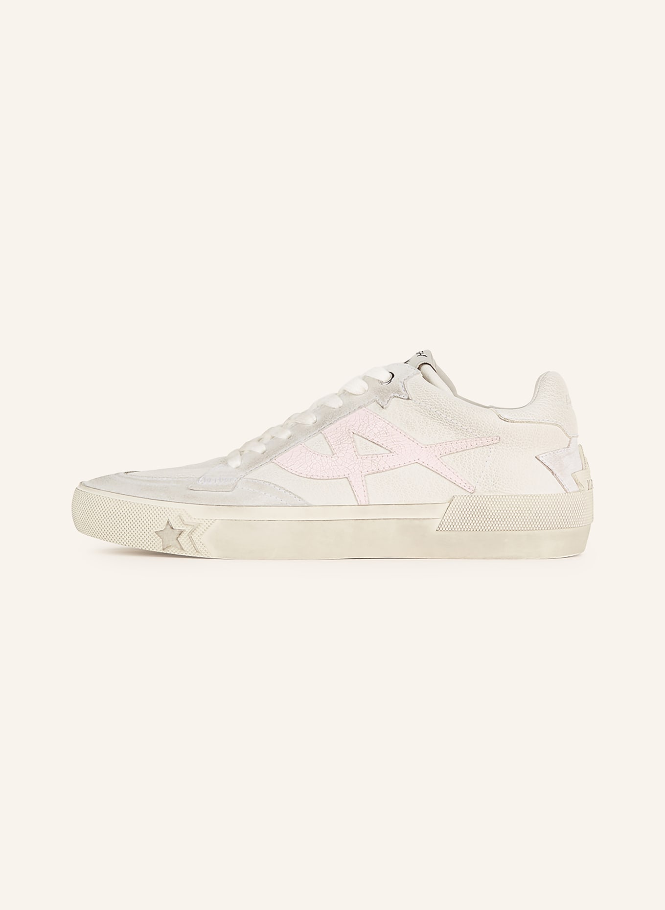 ash Sneakers MOONLIGHT, Color: WHITE/ PINK/ LIGHT GRAY (Image 4)