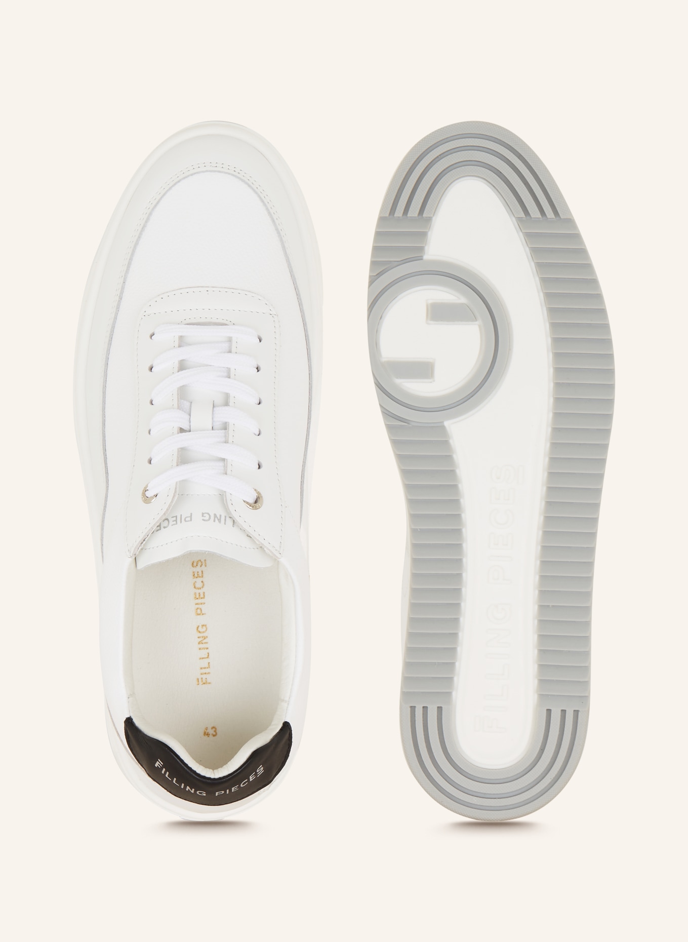 FILLING PIECES Sneakers MONDO CRUMBS, Color: WHITE (Image 5)